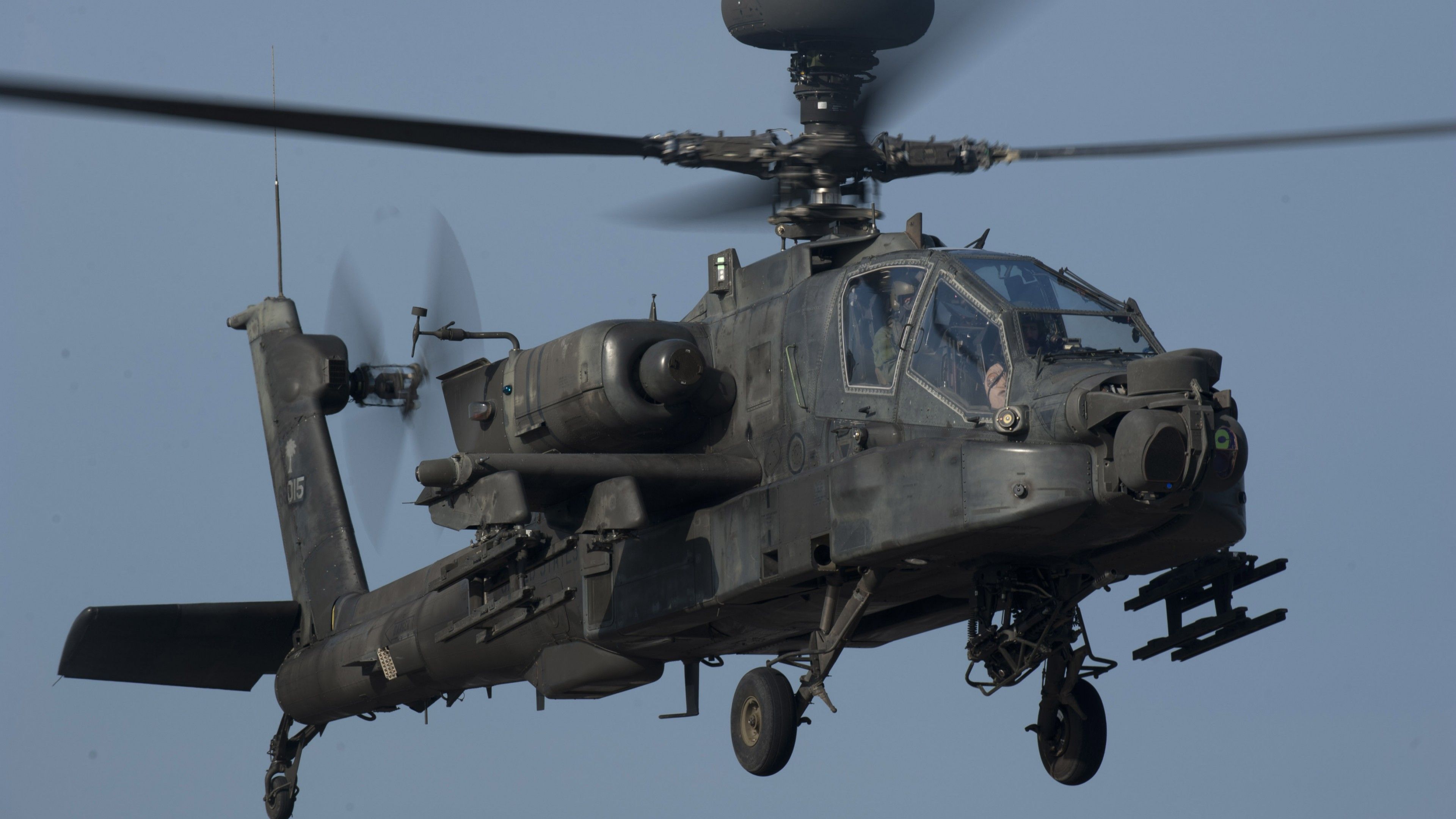 Wallpaper Apache AH- attack helicopter, US Army, U.S. Air Force, Military