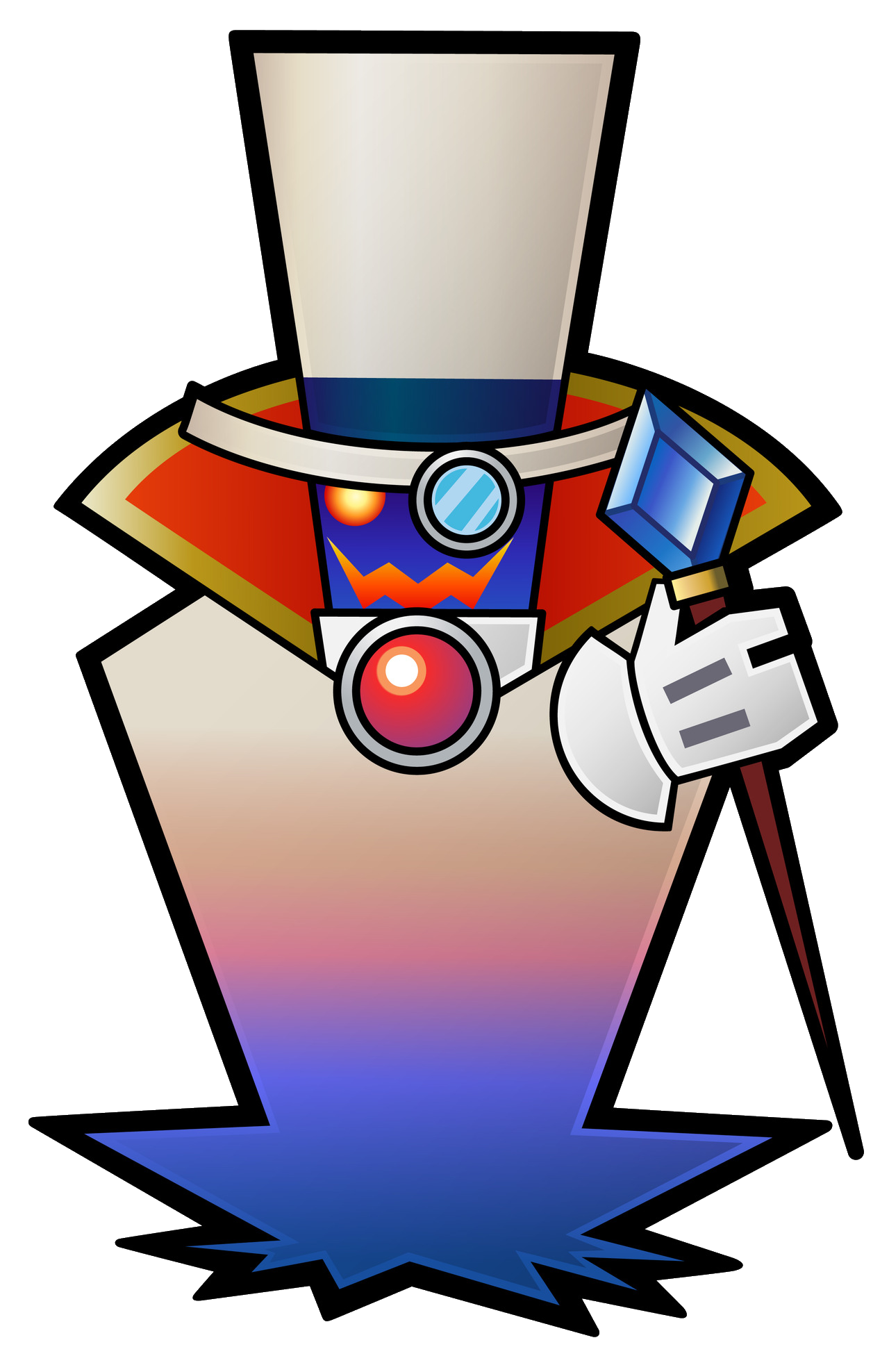 Paper mario count bleck