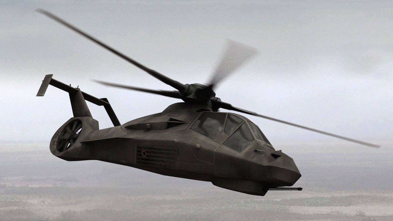 Project Boeing Sikorsky RAH 66 Comanche Scouting And Shock Helicopter Closed
