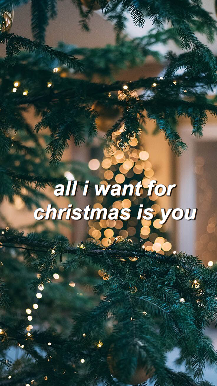 cute cozy aesthetic vsco christmas wallpaper all i want for christmas is you mariah car. Christmas wallpaper, Cute christmas background, Cute christmas wallpaper