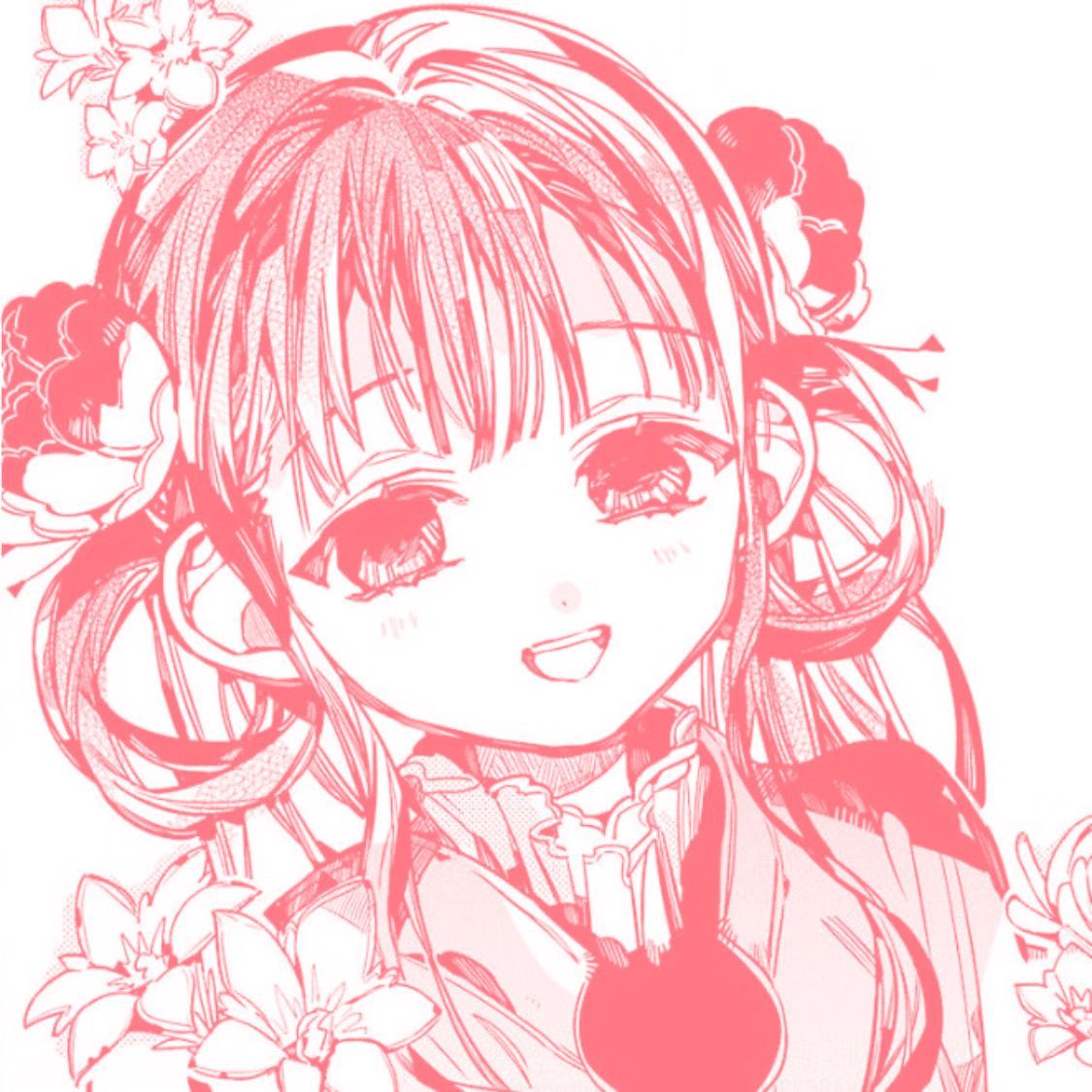 aoi akane toilet bound hanako kun pink manga icon. Anime, Anime icons, Manga