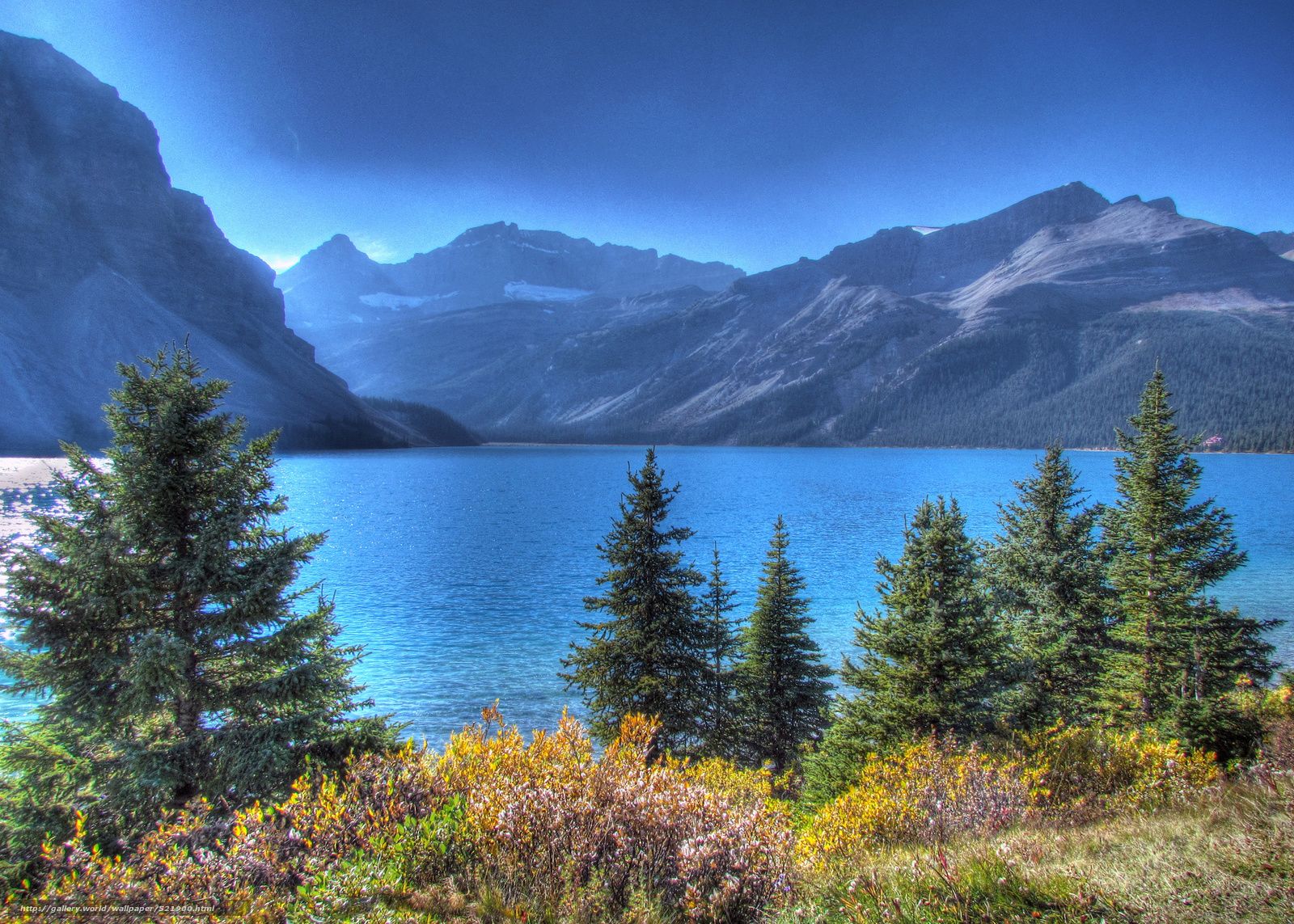 Download wallpaper bow lake, banff national park, alberta, canada free desktop wallpaper in the resolution 2048x1463