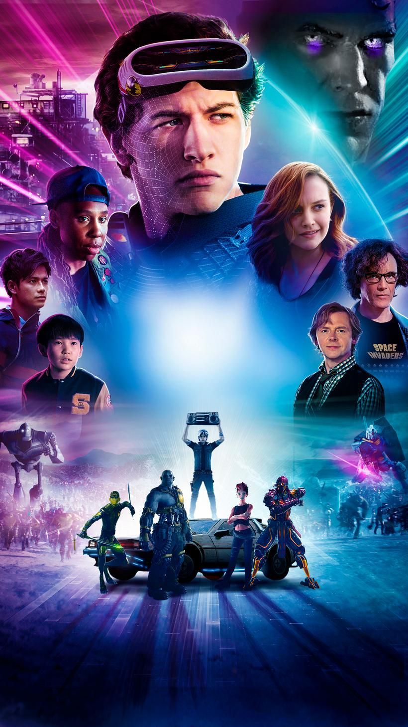 Ready Player One (2018) Phone Wallpaper. Moviemania. Ready player one, Ready player one movie, Player one