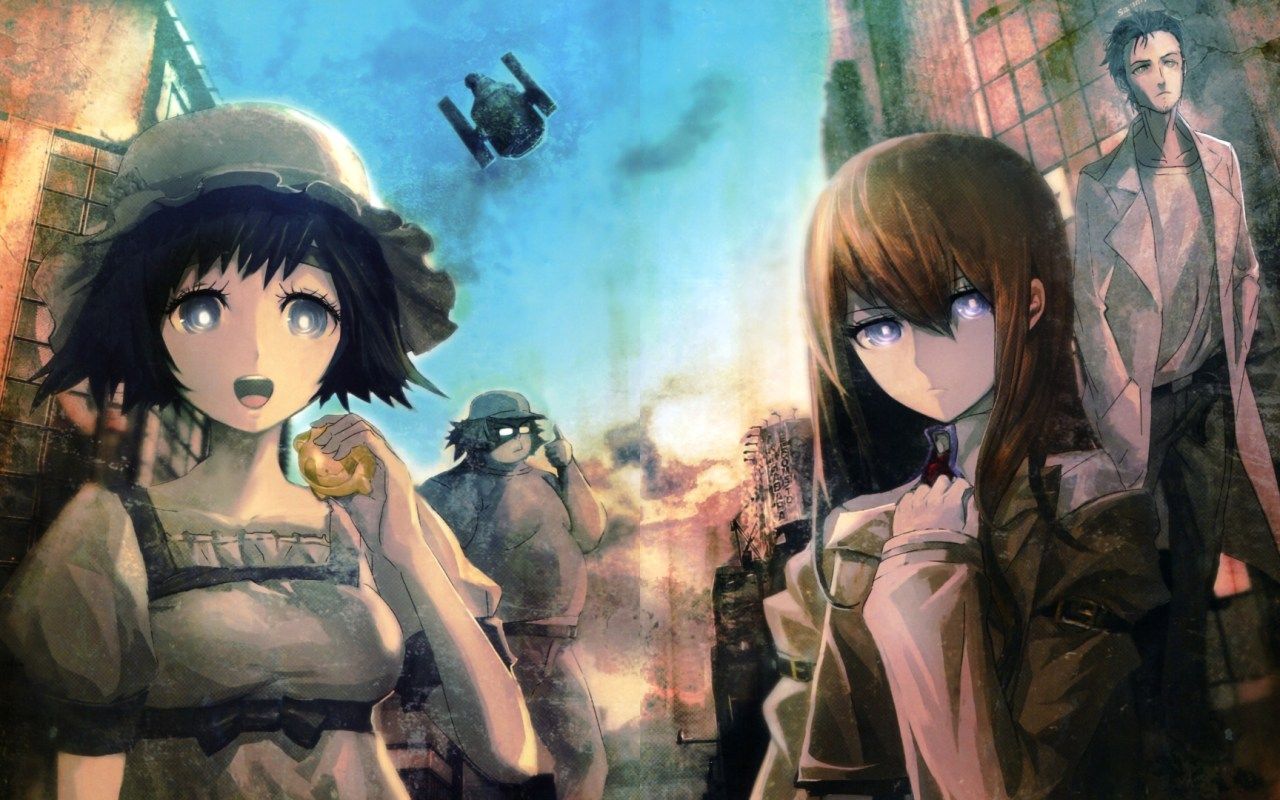 Kurisu Makise, Mayuri Shiina, Rintarou Okabe, Steins;Gate HD Wallpaper & Background • 34645 • Wallur