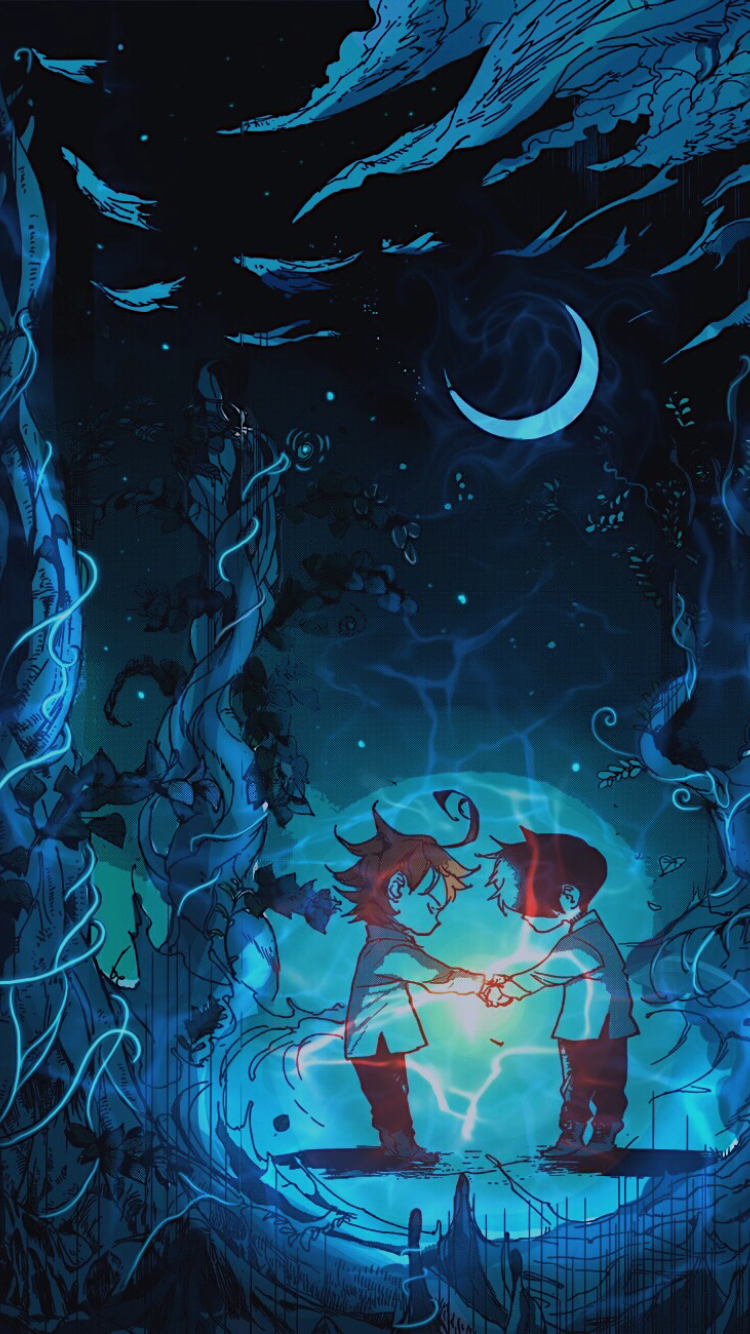 Ray x Emma. Neverland art, Anime, Anime wallpaper