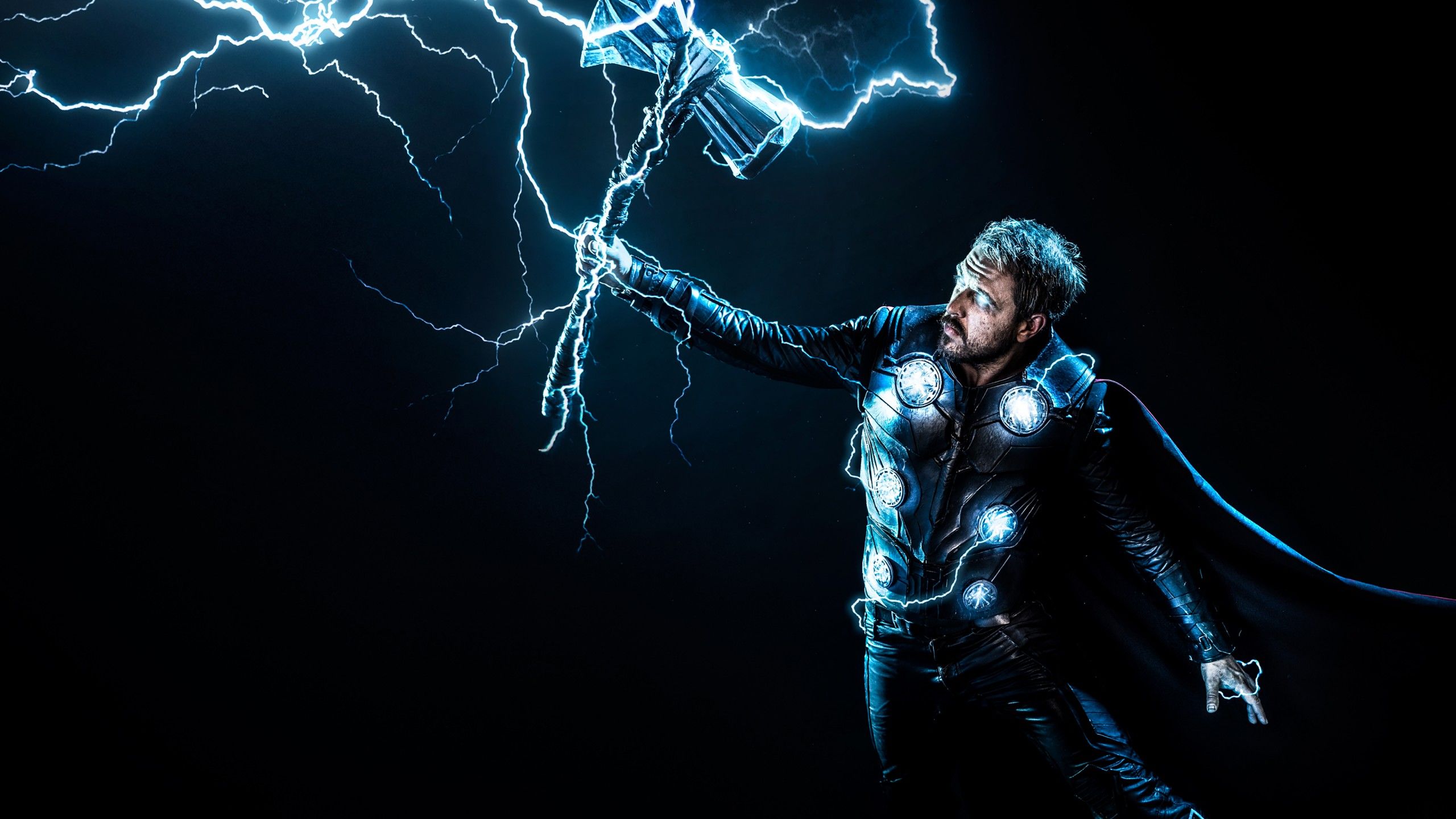 Thor 4K Wallpaper, God of Thunder, Graphics CGI