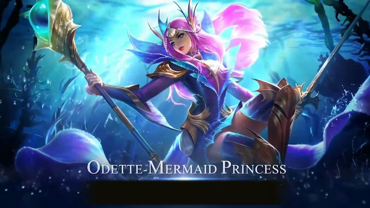 odette the mermaid princess skin Mobile Legends Moving Wallpaper / Mobile legends Live Wallpaper