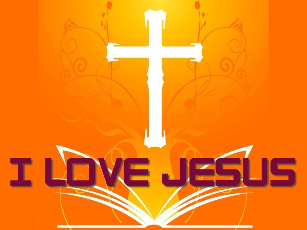 I Love Jesus The Cross And Holy Bible Christian Wallpaper HD Wallpaper