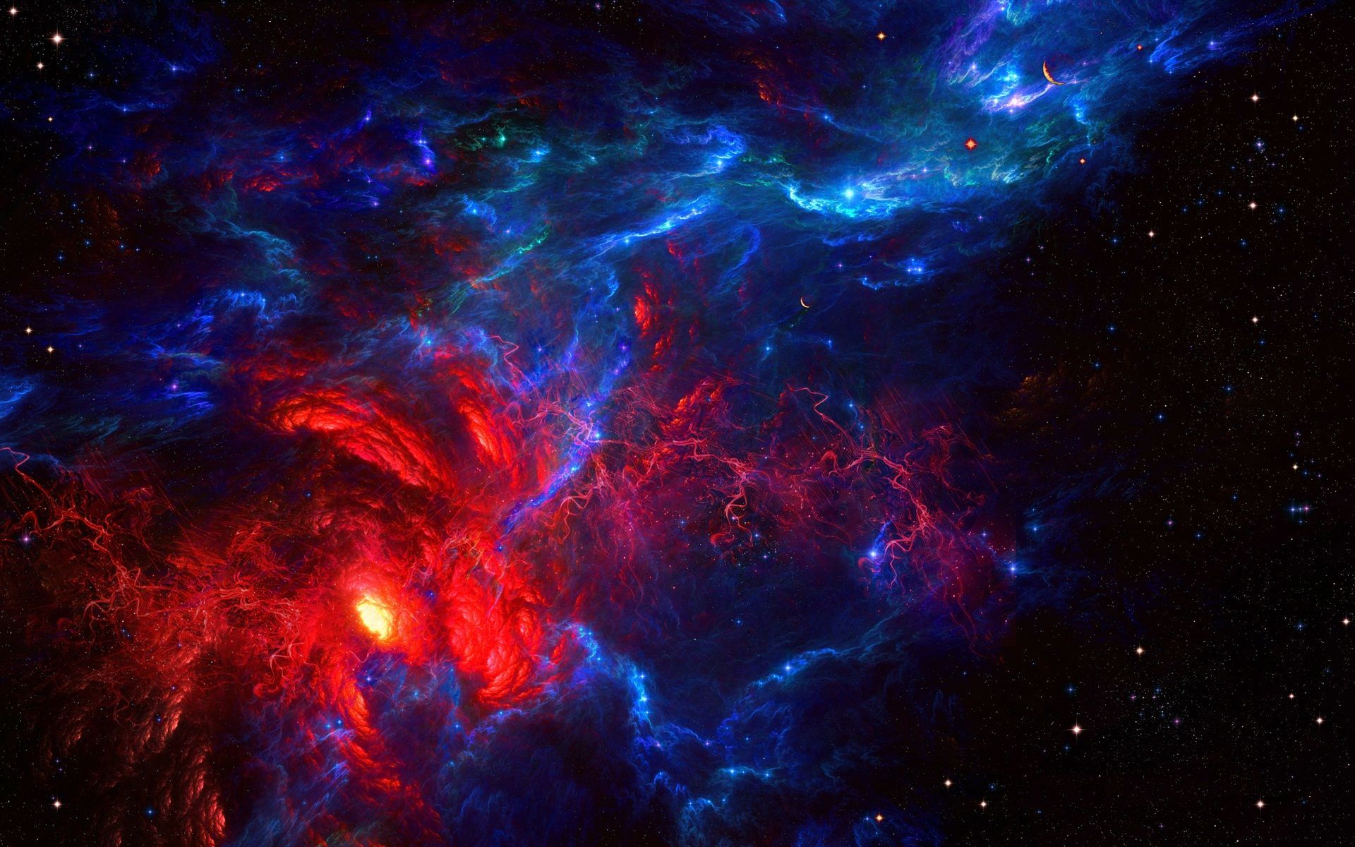wallpaper Blue, red, the sky, the universe, the cosmos, funnel, the element. Outer space wallpaper, Nebula wallpaper, Wallpaper space