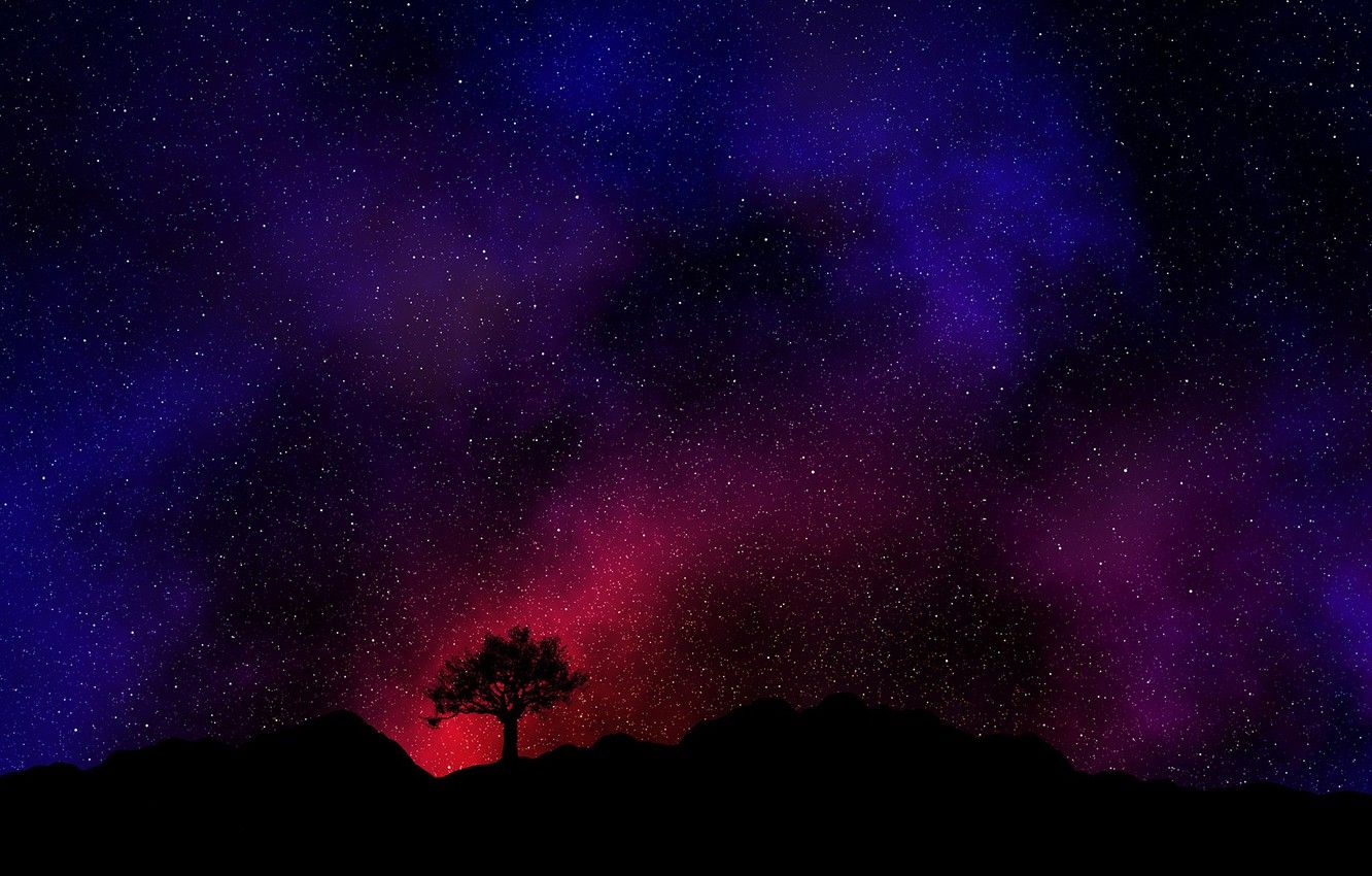 Wallpaper dark, red, black, Space, Galaxy image for desktop, section космос