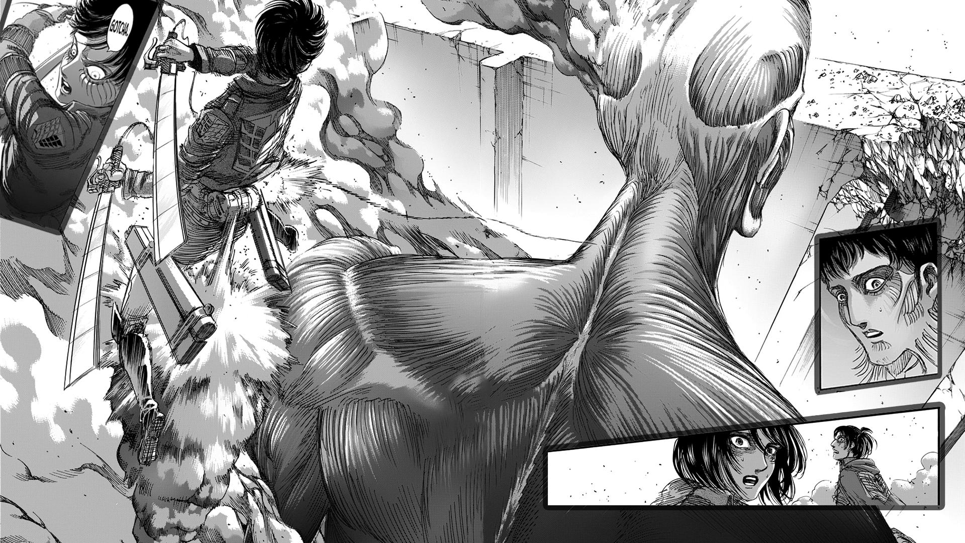 Attack On Titan MANGA SPOILERS Made A Manga Stitch Wallpaper Thing