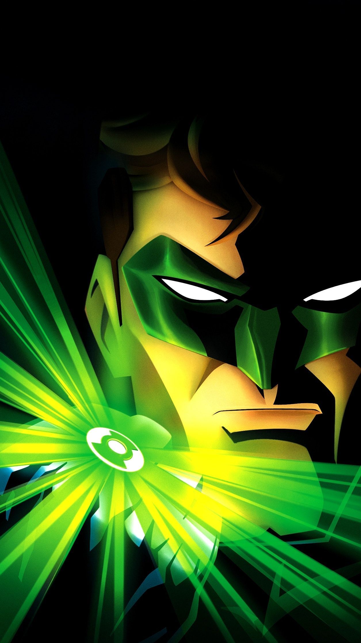 Green Lantern: First Flight (2009) Phone Wallpaper. Moviemania. Green lantern wallpaper, Green lantern, Marvel comics wallpaper