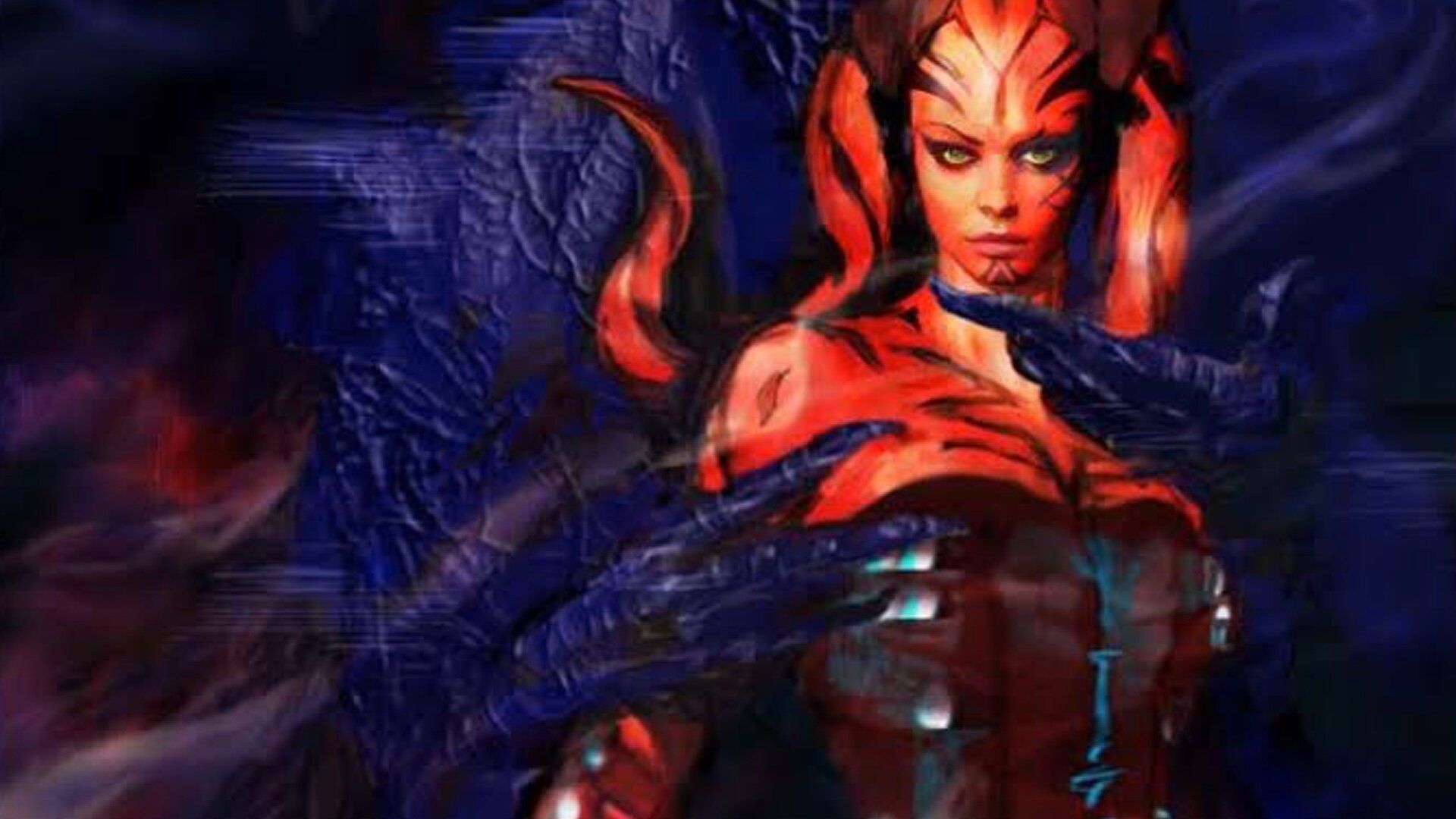 STAR WARS Concept Art Reveals George Lucas's Darth Talon From His Unmade Sequel Trilogy