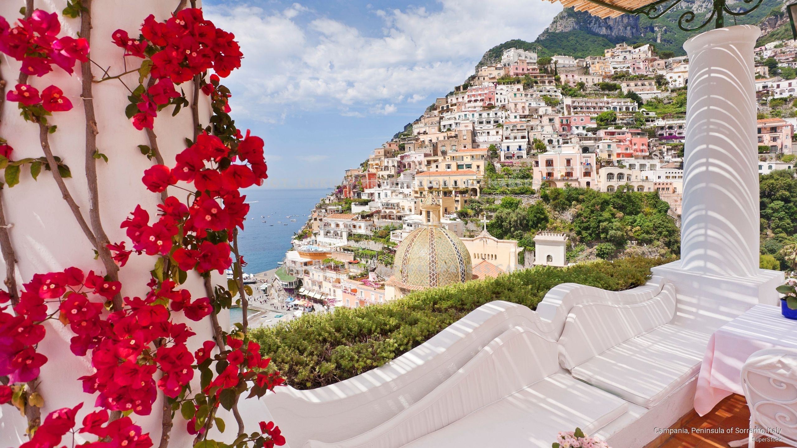 beautiful view of sorrento italy houses