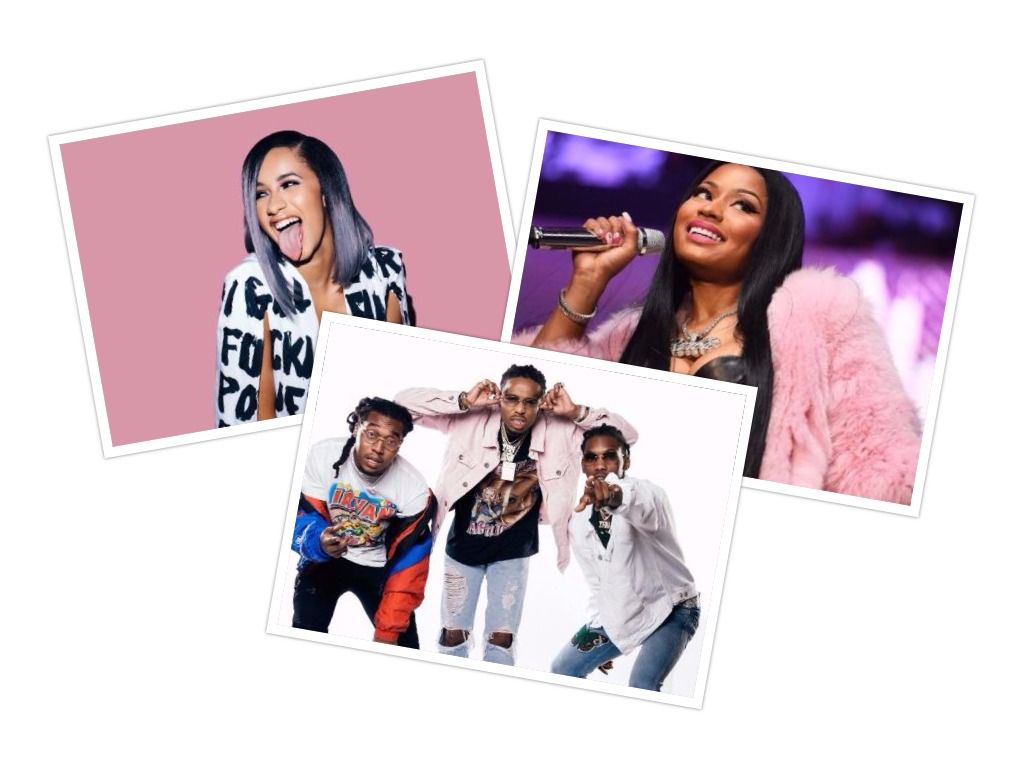 Migos Cardi B Nicki Minaj Minaj And Cardi B Photo Collages