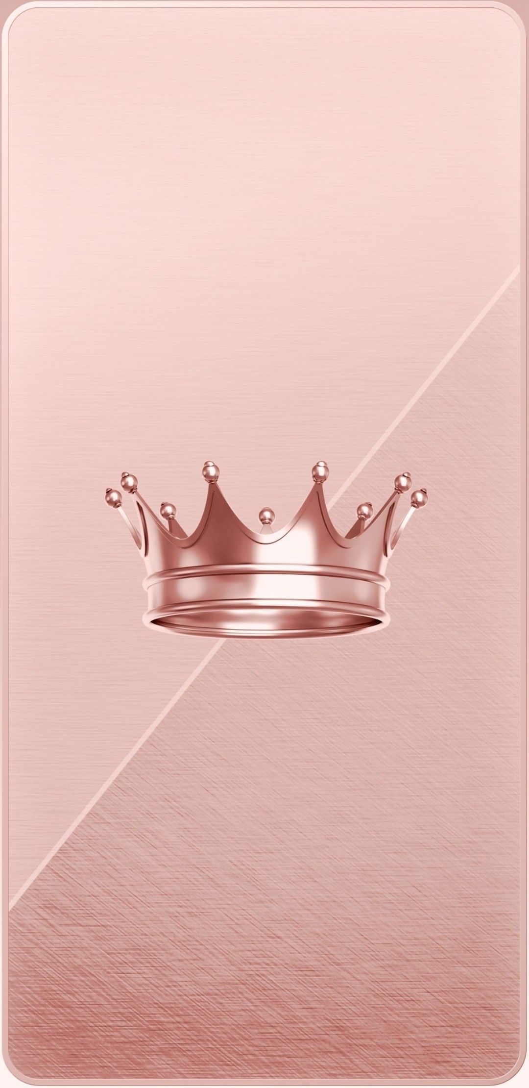 Crown Rose Gold Wallpaper Queen