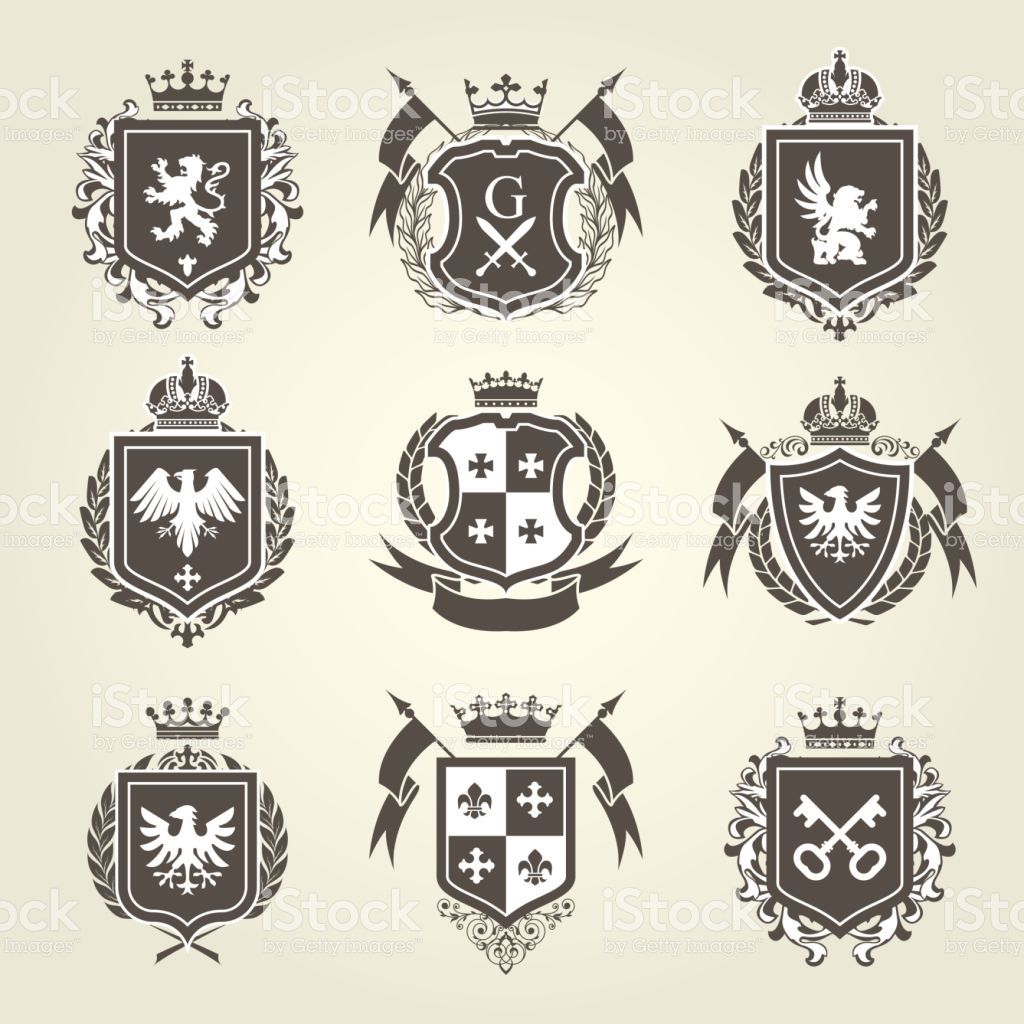 Royal Blazons And Coat Of Arms Heraldic Emblems Royalty Free Royal Blazons And Coat Of Arms Knight Heraldic Emble. Coat Of Arms, Heraldry, Vector Artwork