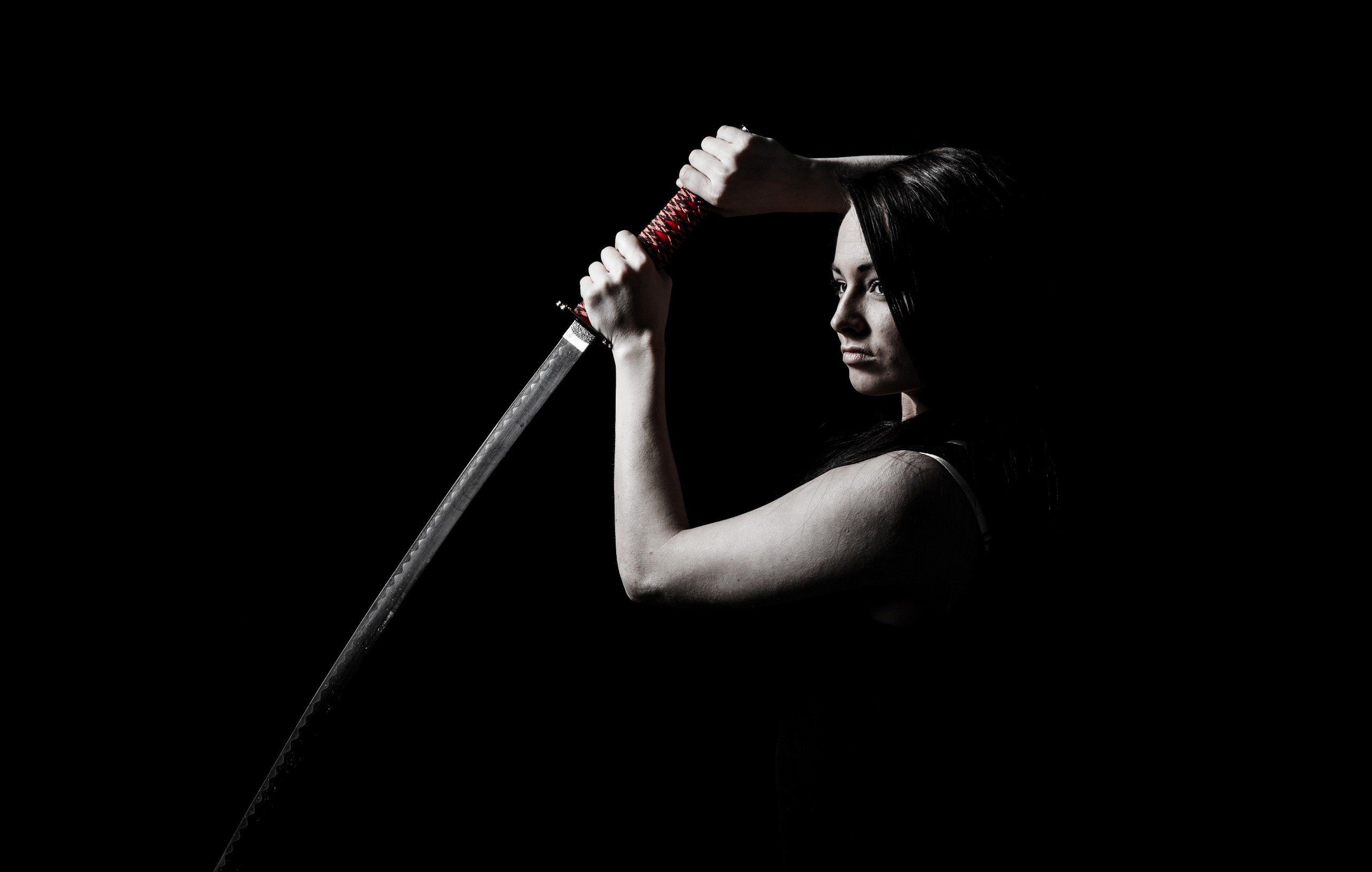 sword, Katana, Women HD Wallpaper / Desktop and Mobile Image & Photo