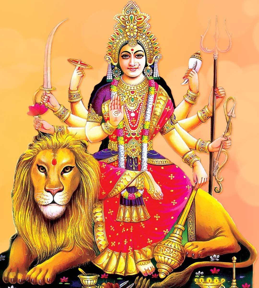 Durga Devi Wallpaper (Navaratri Dussehra Special) For Android