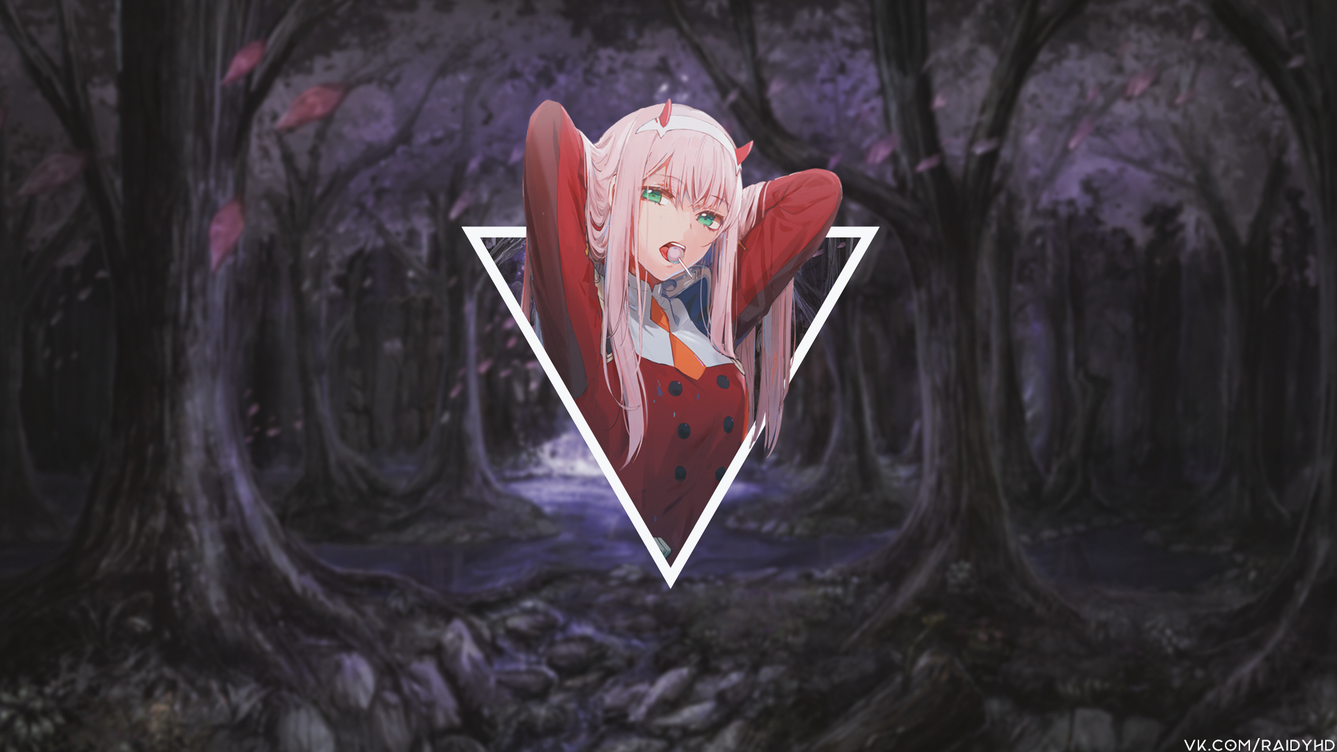 Zero Two PC Collage Wallpapers - Wallpaper Cave
