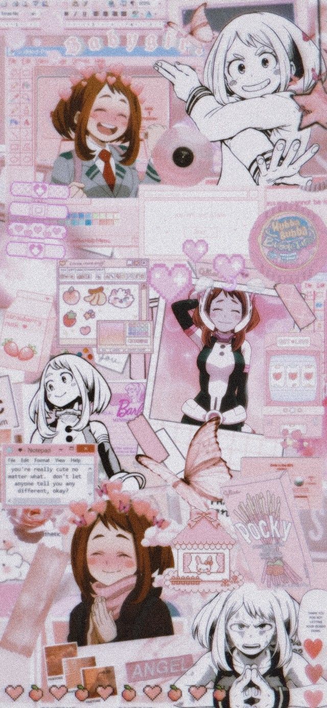 Uraraka. Hero wallpaper, Anime wallpaper iphone, Cool anime wallpaper