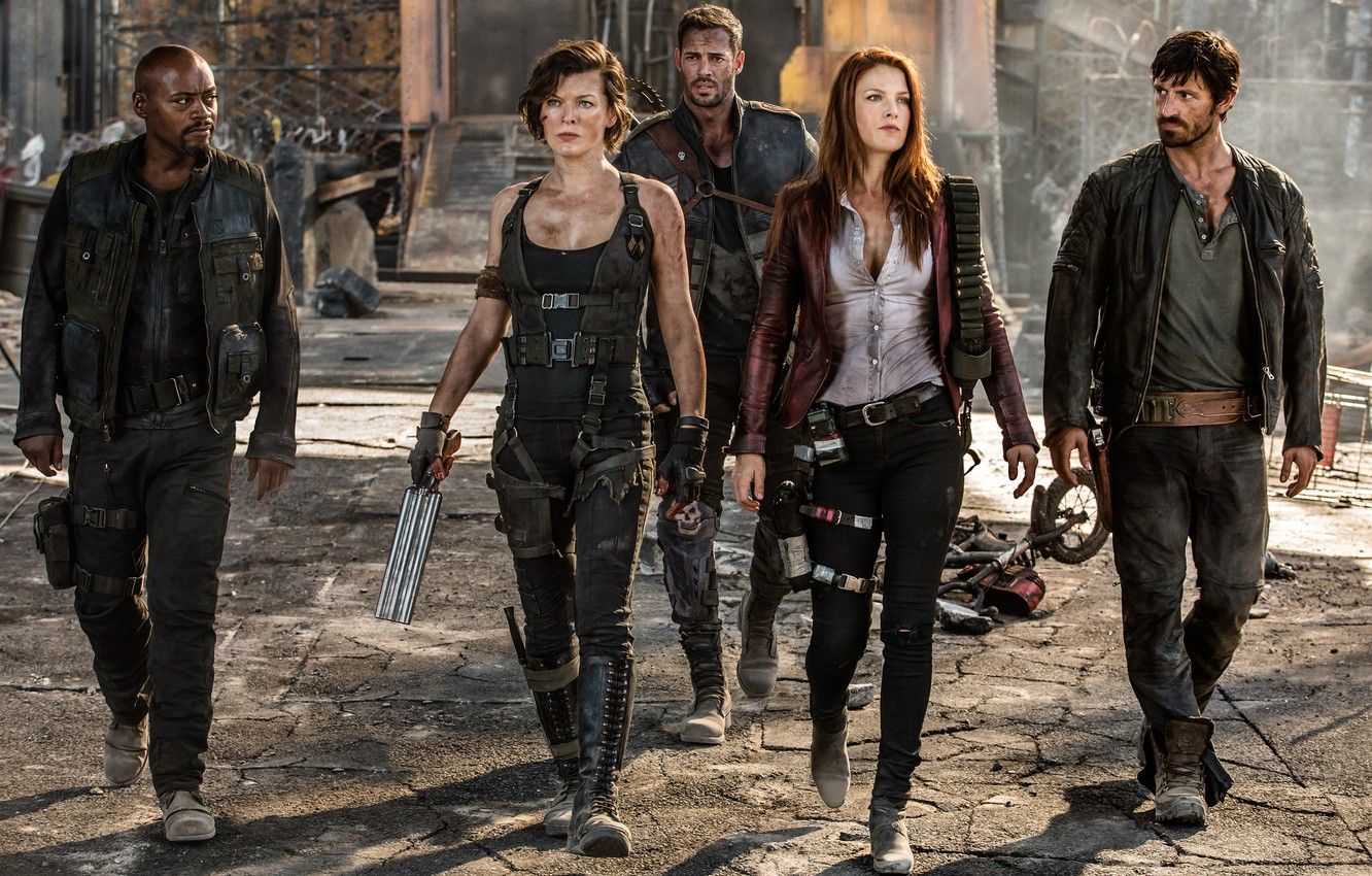 Wallpaper weapons, fiction, frame, characters, Ali Larter, Milla Jovovich, horror, Milla Jovovich, Ali Larter, Resident Evil: The Final Chapter, Resident evil: the final Chapter, Owen Makin, Eoin Macken image for desktop, section