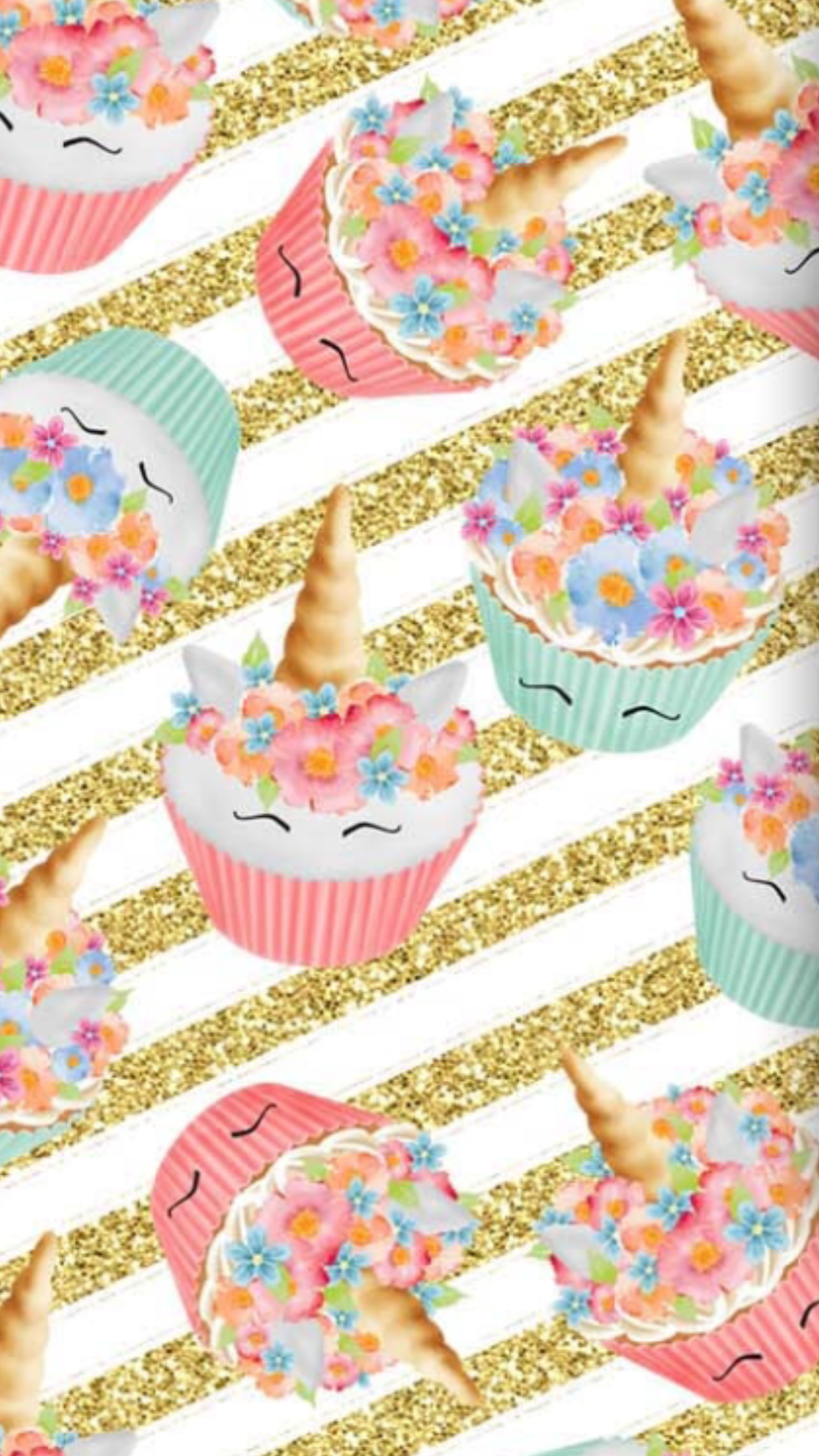 Unicornio. Cupcakes wallpaper, Unicorn wallpaper, Wallpaper