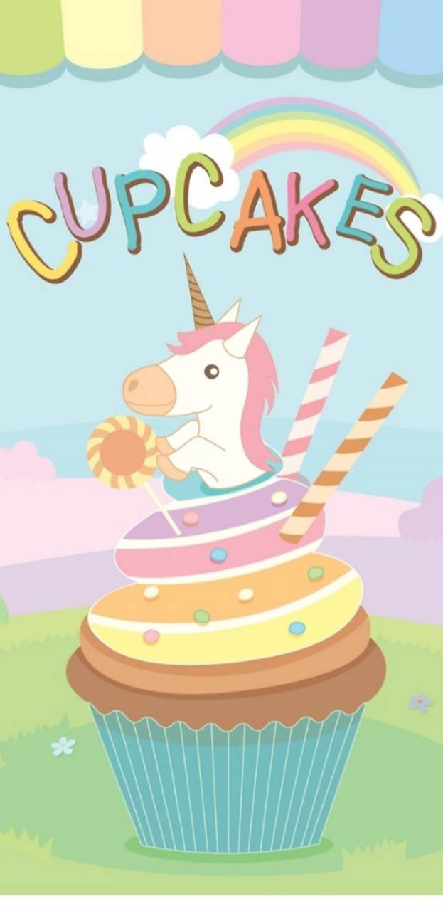 Unicorn Cupcakes wallpaper