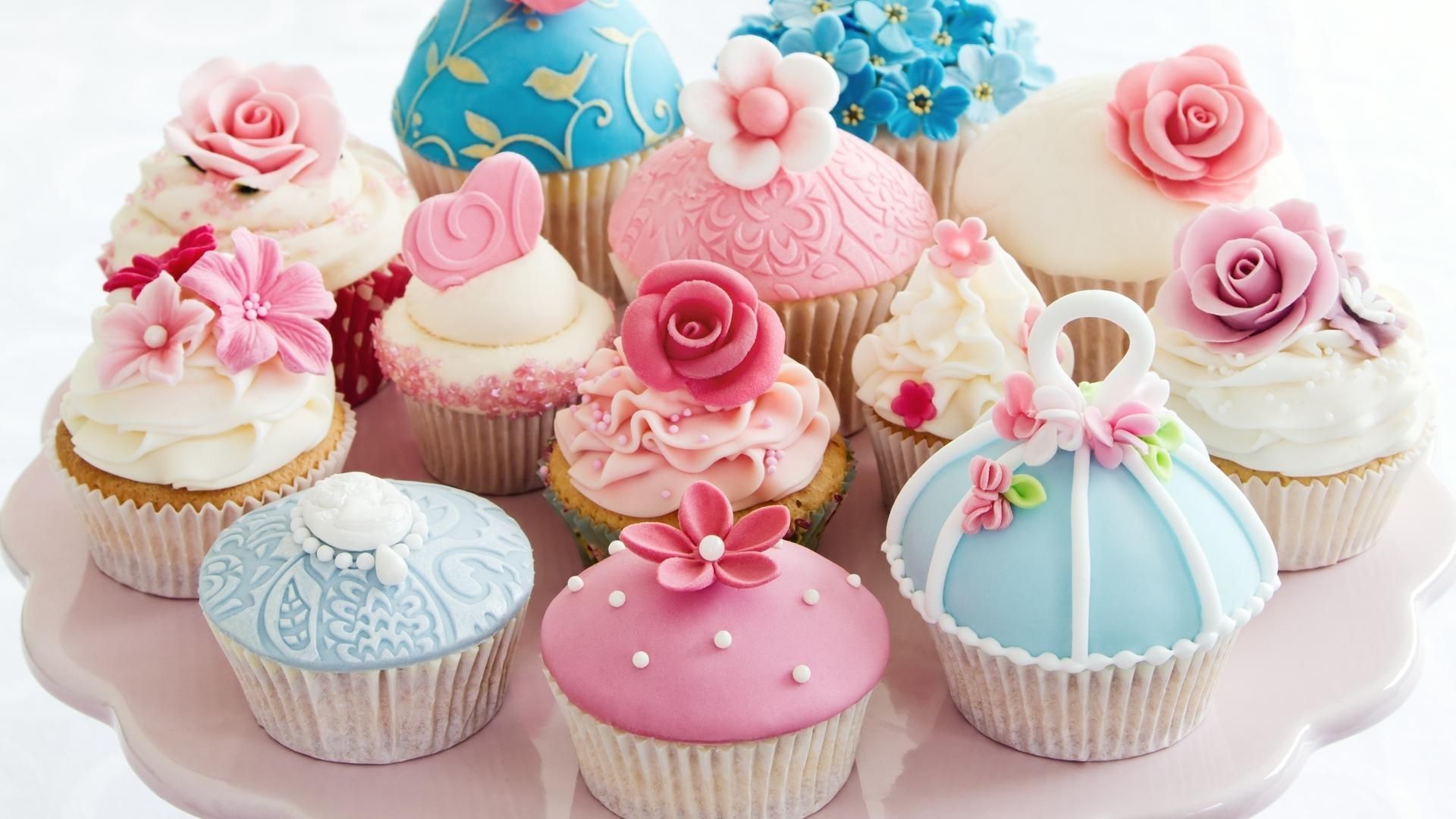 Spring Cupcake Wallpaper