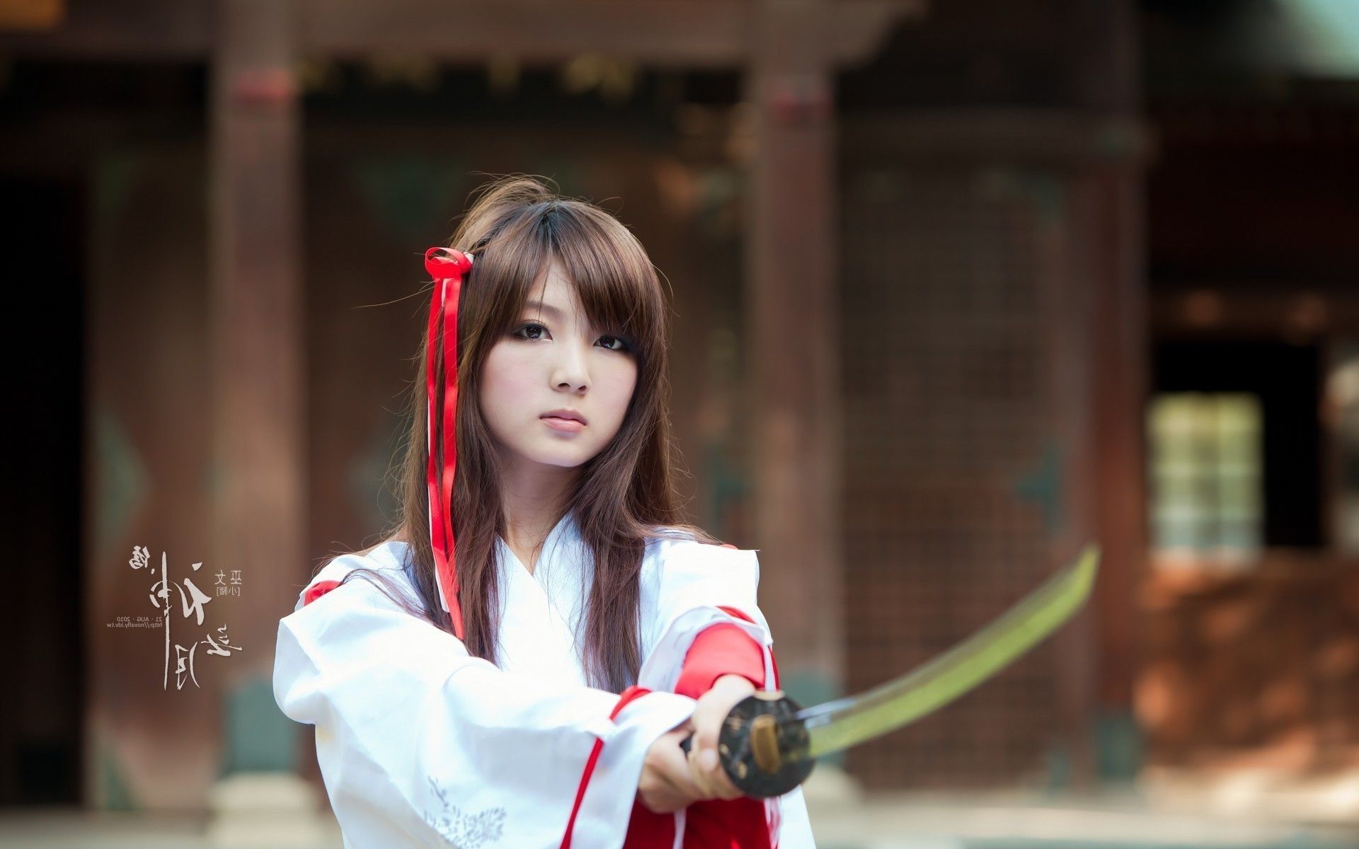 Asian, Katana, Women Wallpaper HD / Desktop and Mobile Background
