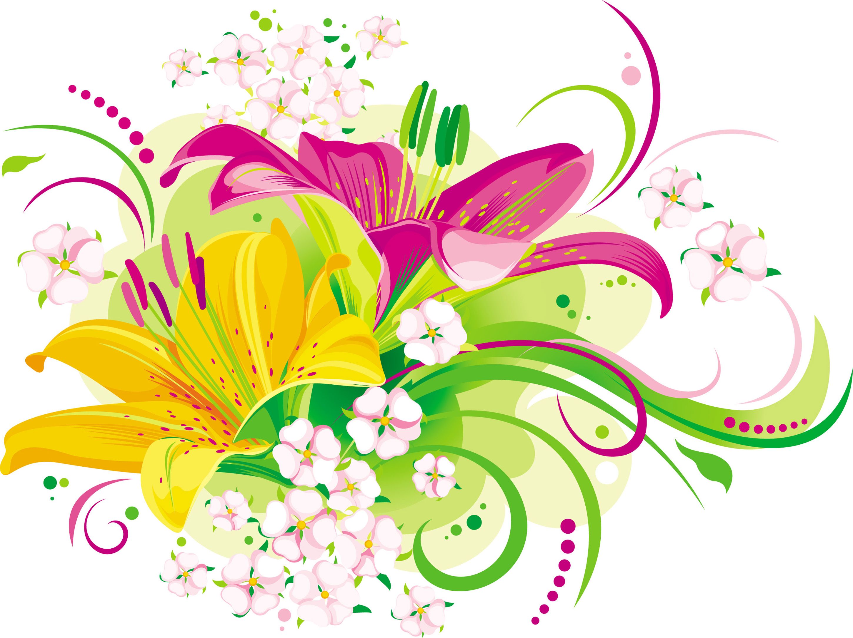 Flower Vector Wallpapers Wallpaper Cave