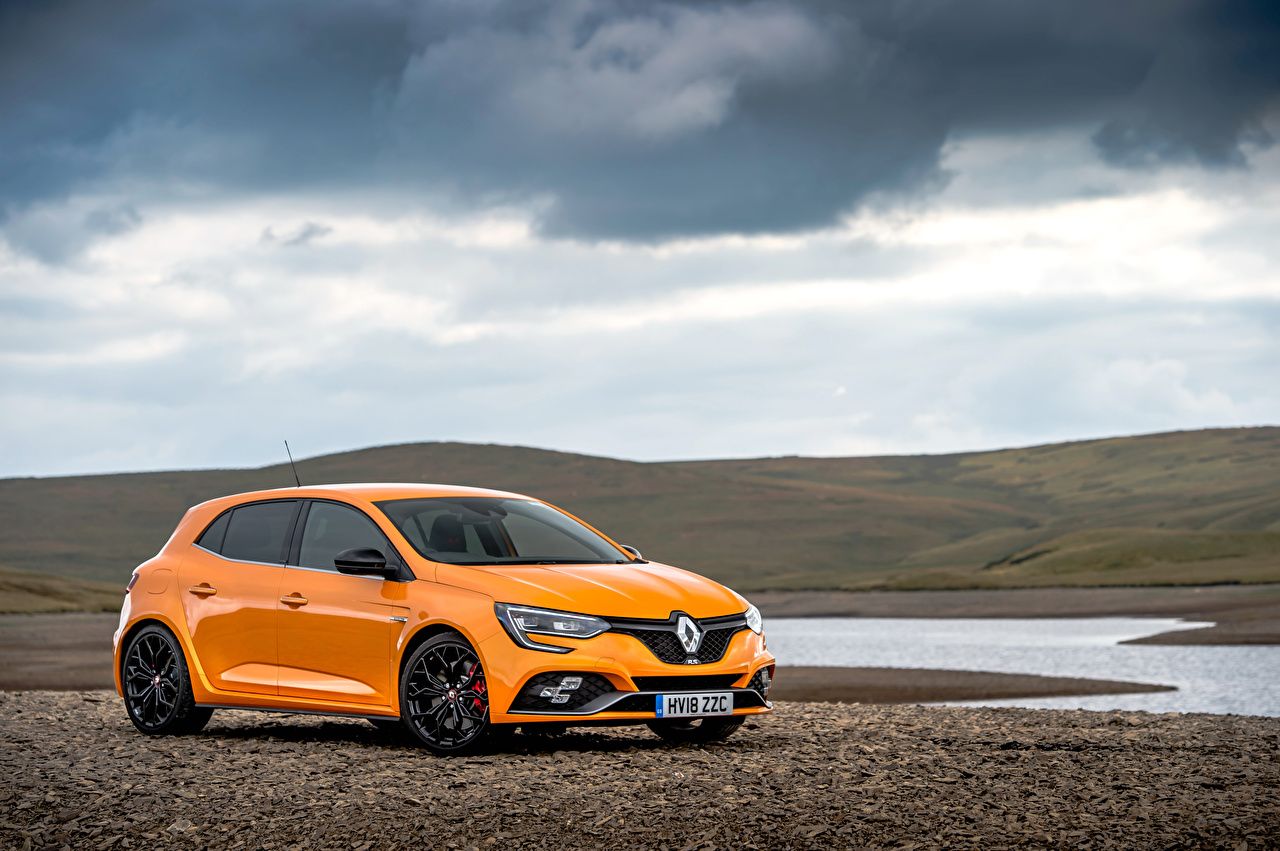 Wallpaper Renault 2018 Megane R.S. 280 Cup Orange auto Metallic