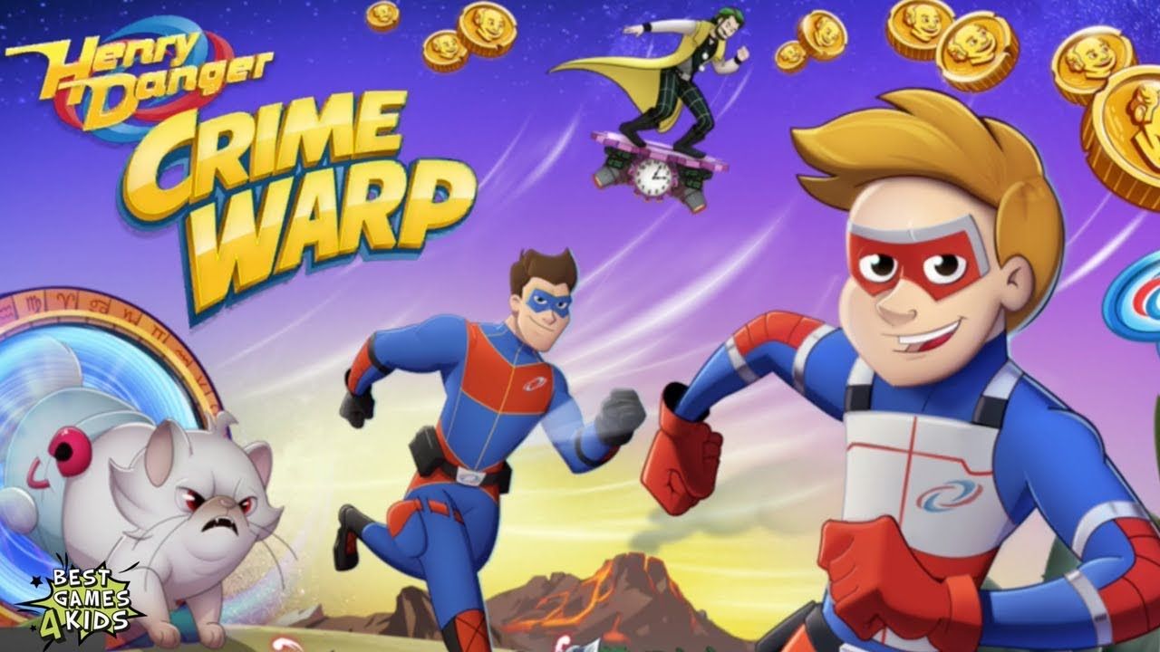 Henry Danger Crime Warp. Power up as Kid Danger or Captain Man! By Nickelodeon