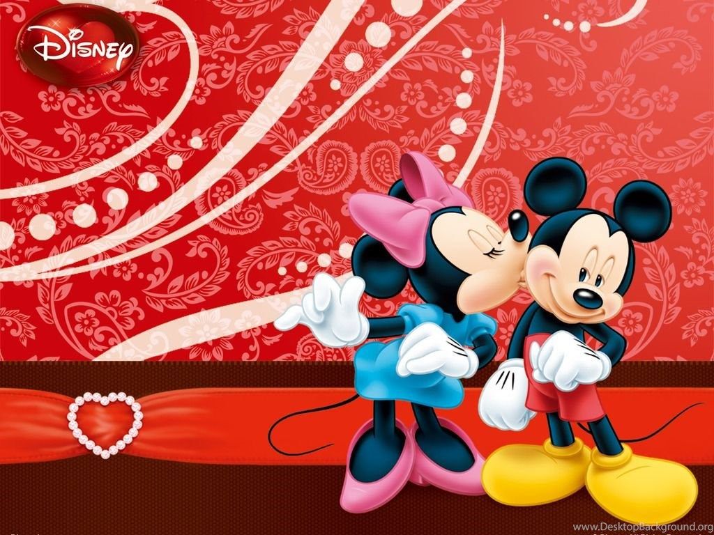 Disney Valentine Desktop Wallpaper Mickey E Minnie