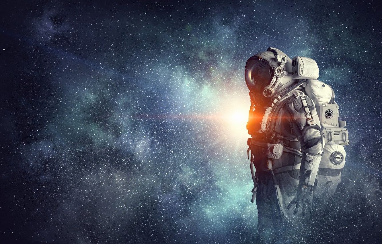 Wallpaper space, man, suit, astronaut image for desktop, section космос