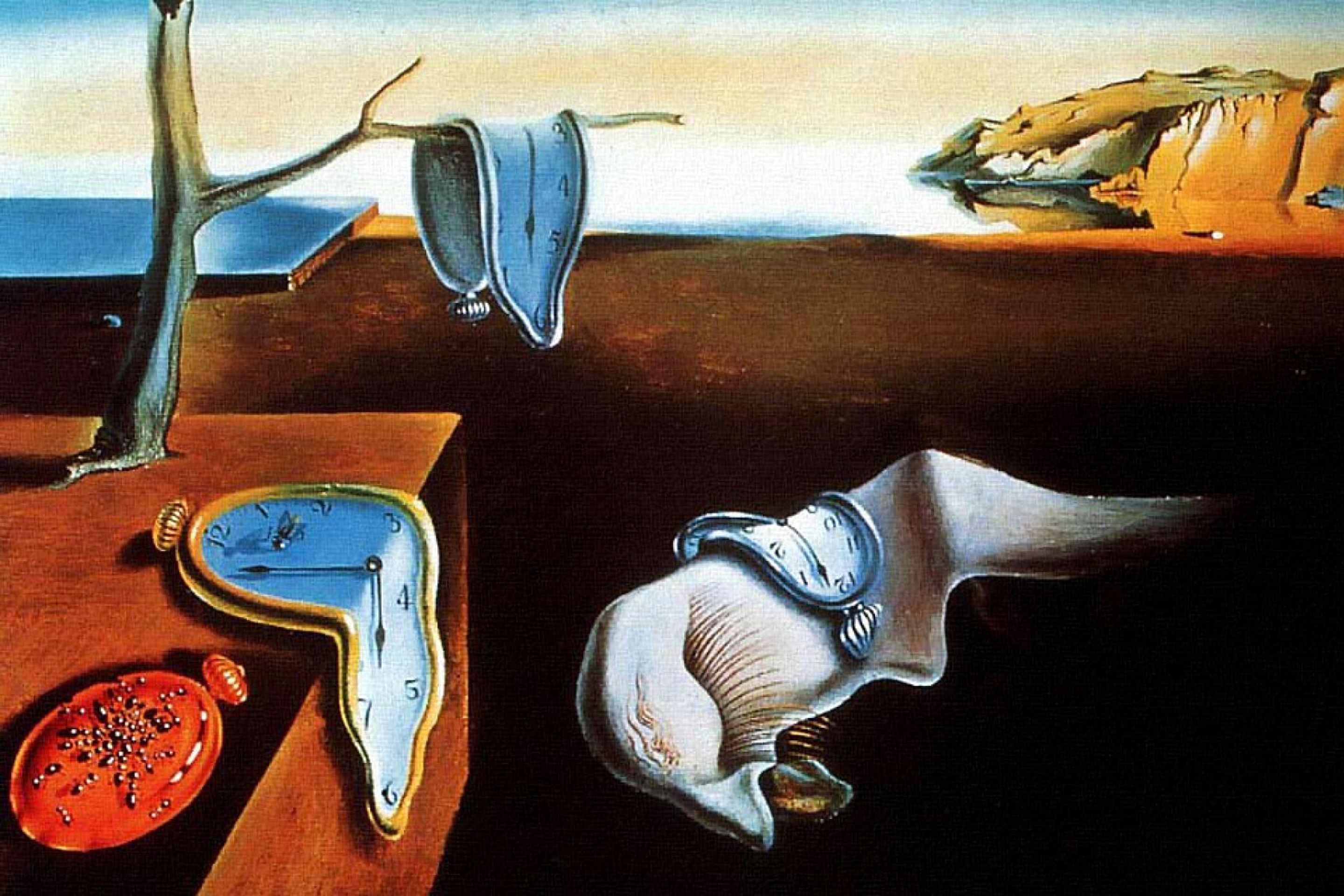 Salvador Dali The Persistence of Memory, Surrealism Wallpaper