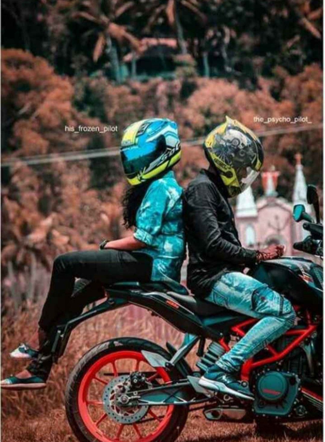 Rider goals.. Bike couple, Bike photohoot, Biker photohoot