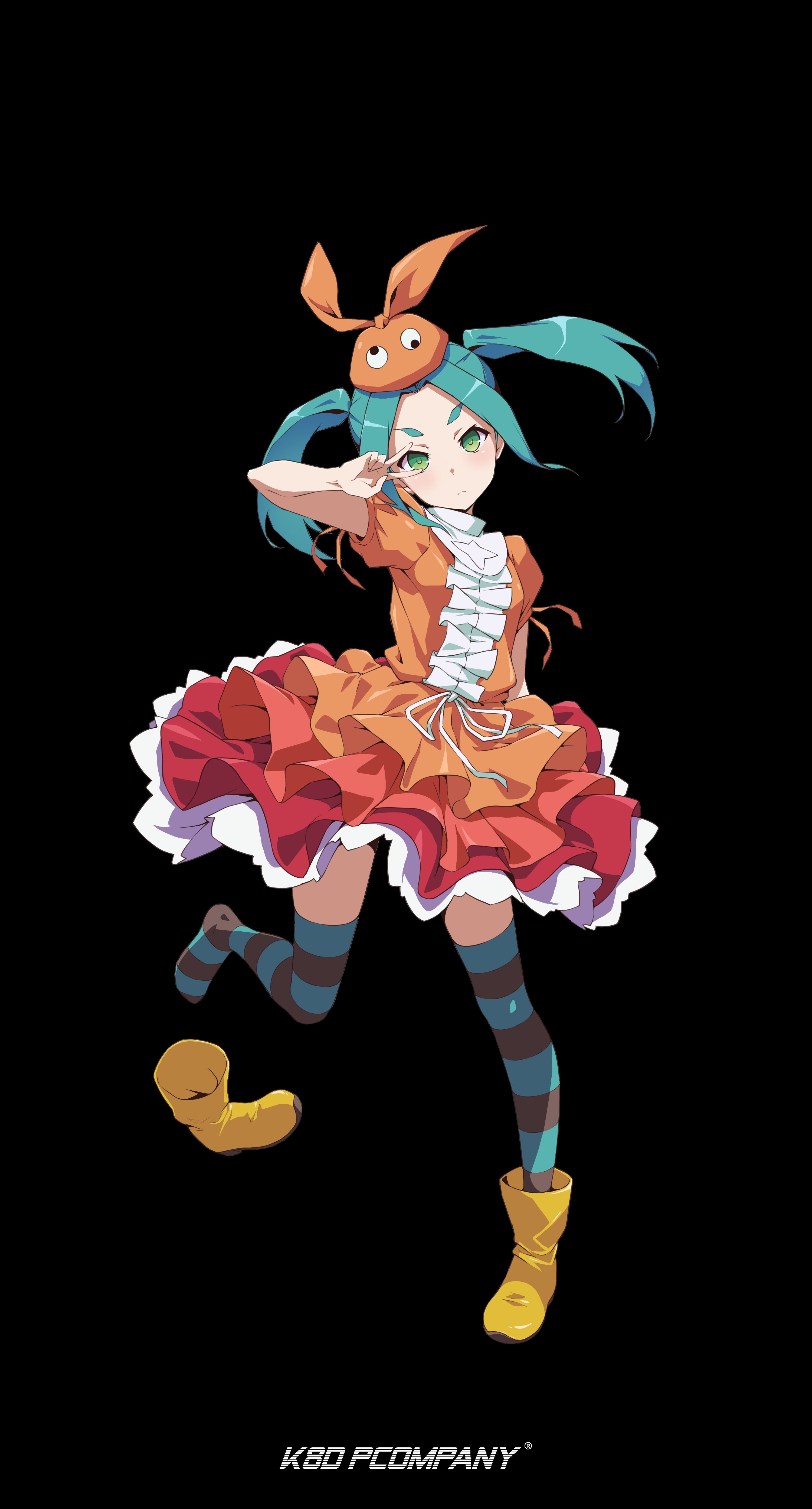 Amoled phone wallpaper Yotsugi Ononoki!