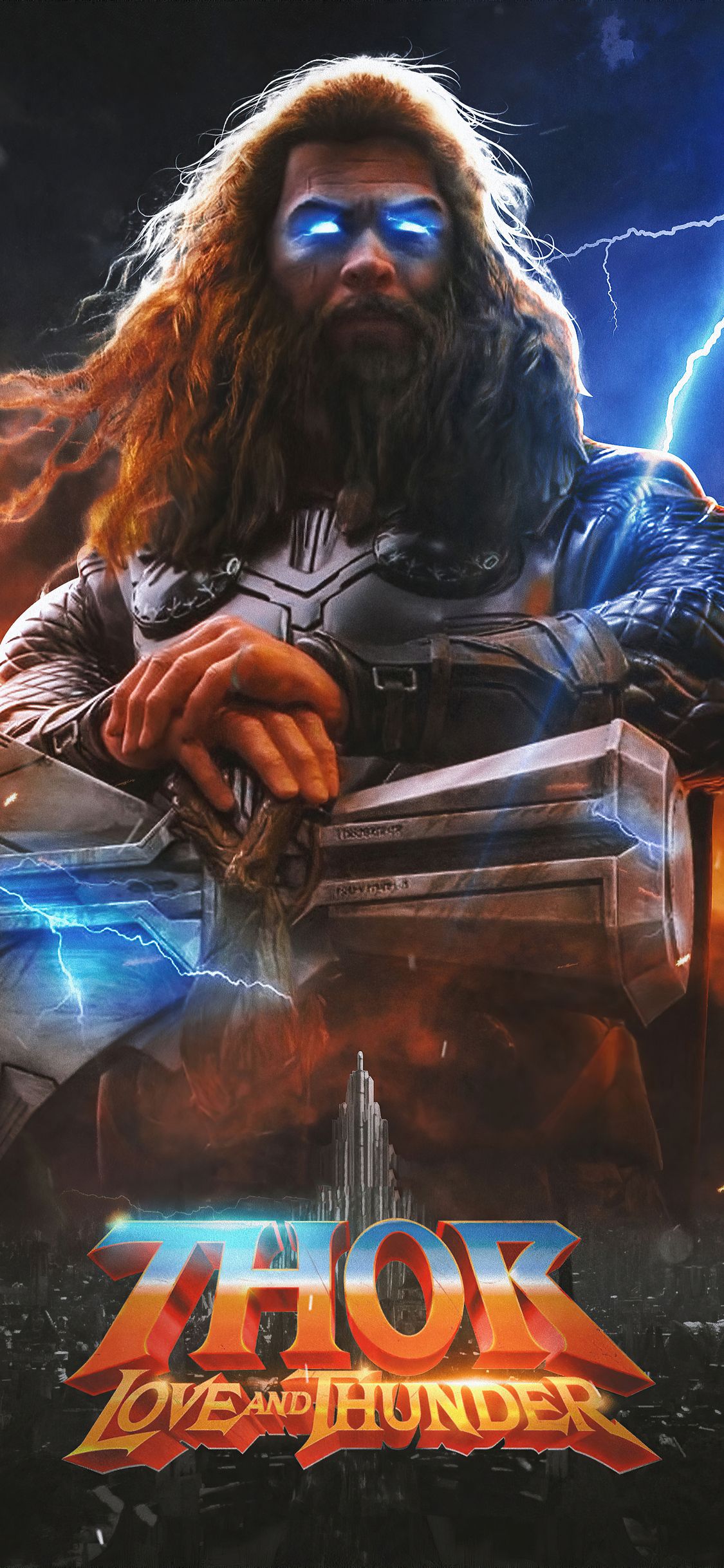 Thor Love And Thunder 2021 Movie iPhone XS, iPhone iPhone X HD 4k Wallpaper, Image, Background, Photo and Picture
