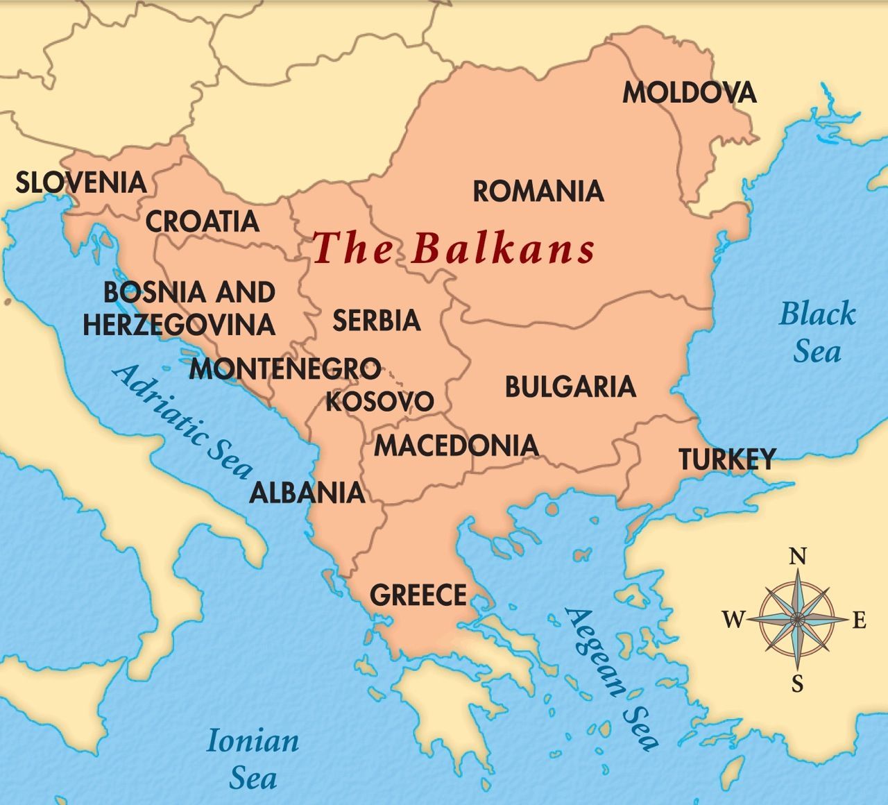 The Balkans ideas. serbia, montenegro, macedonia