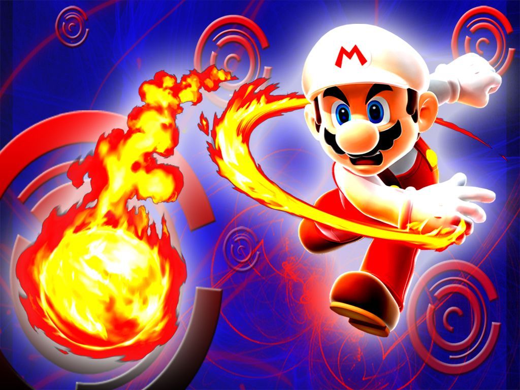 Super Mario Bros. Wallpaper: Fire Mario Wallpaper. Super mario bros, Super mario, Mario bros