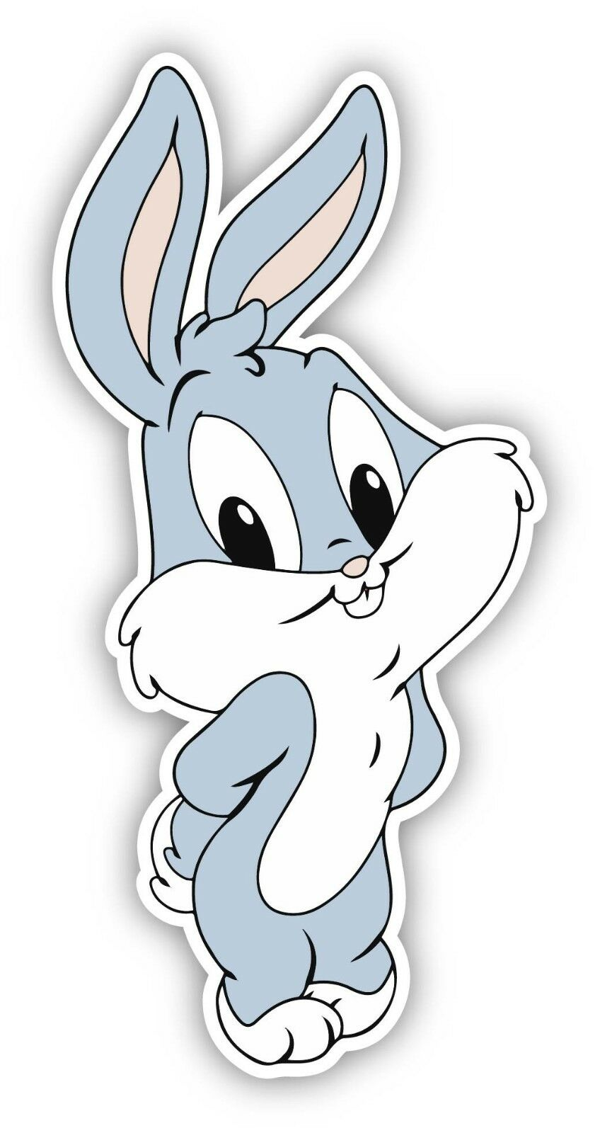 Baby Bugs Bunny Cartoon Sticker Decal laptop wall car phone Looney Tunes. Cute bunny cartoon, Cute cartoon wallpaper, Baby bugs bunny