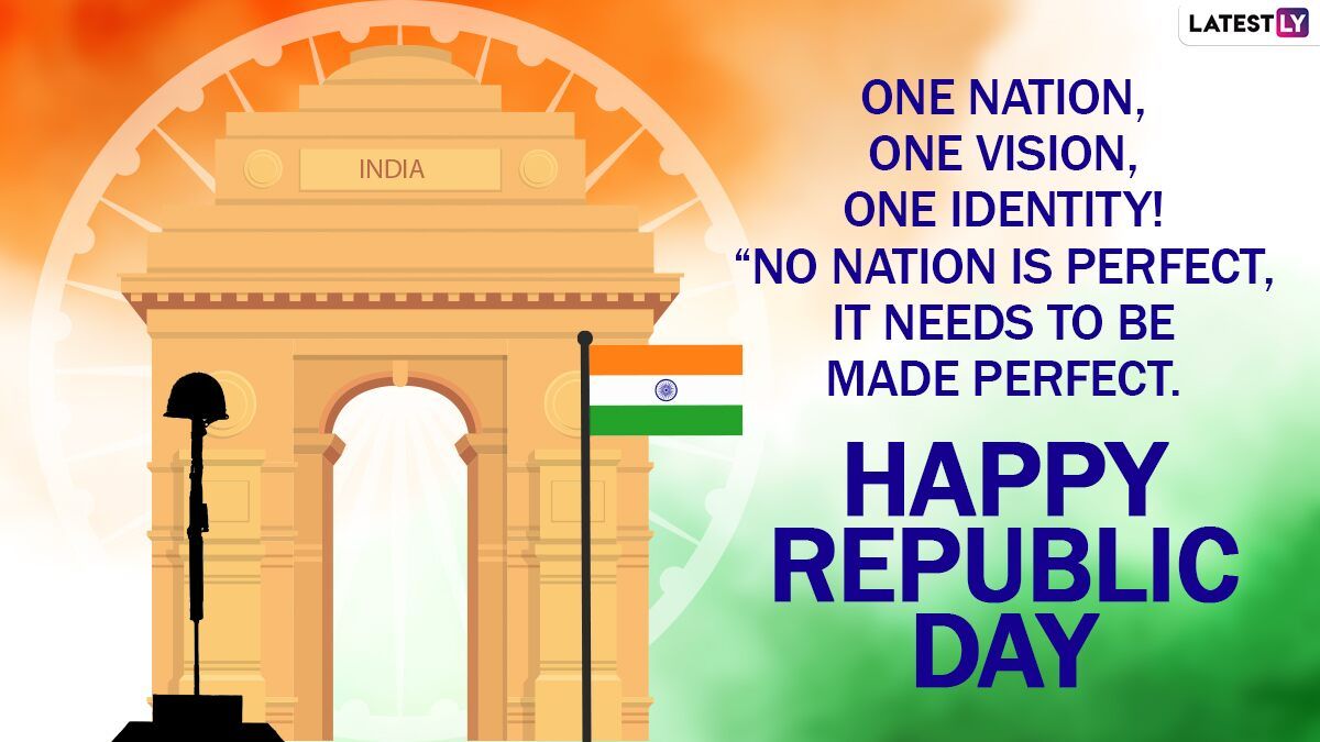Indian Republic Day 2021 Wishes & HD Image: WhatsApp Stickers, Telegram GIF Greetings, Signal Photo Messages, Wallpaper, Quotes and SMS To Send on 26th January