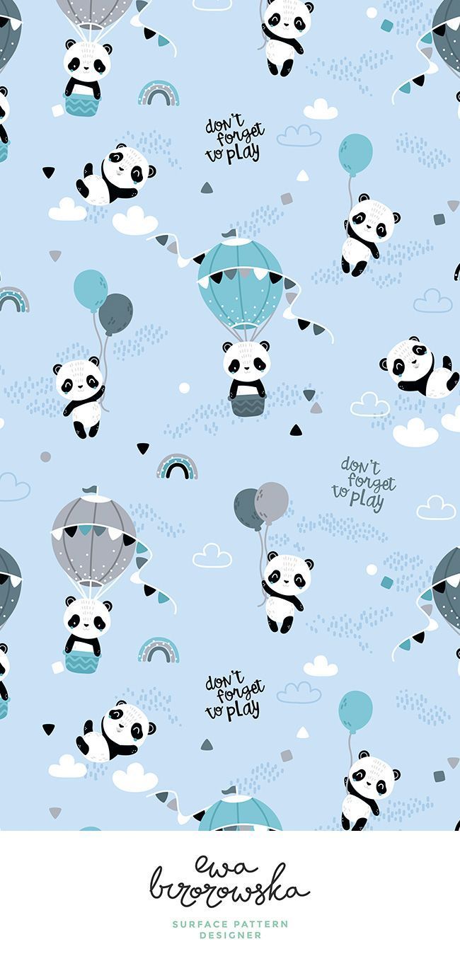 Cute Blue Panda Wallpaper Free Cute Blue Panda Background
