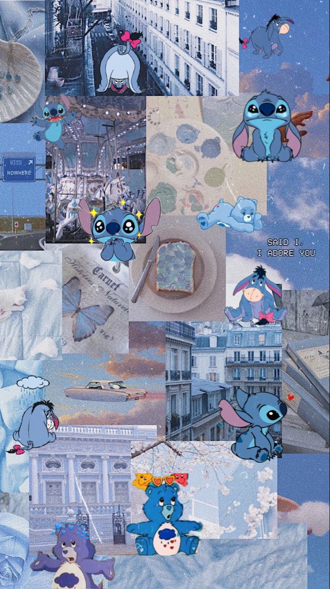 Stitch Wallpaper 4K Love heart Illustration Rainbow 10921