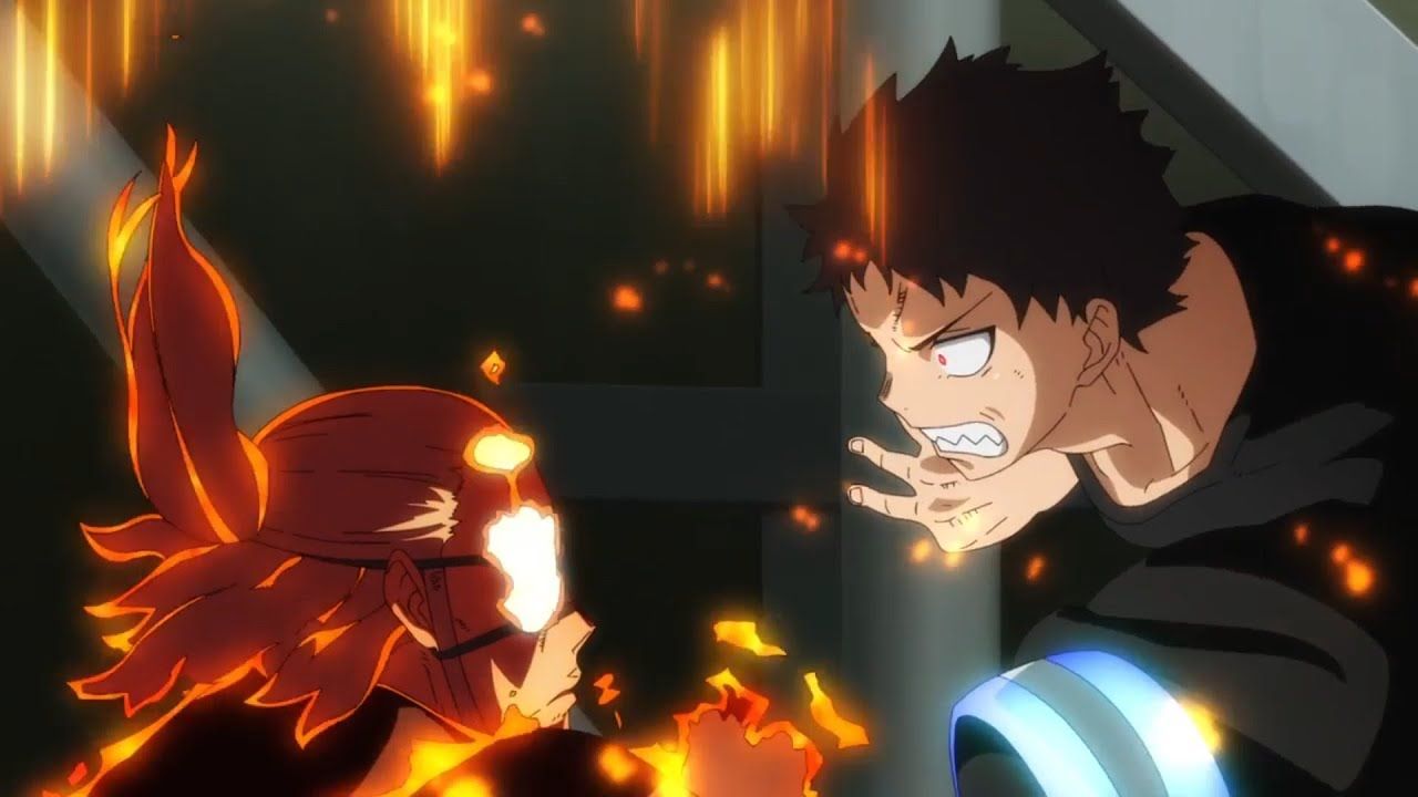 Fire Force Shinra vs Sho