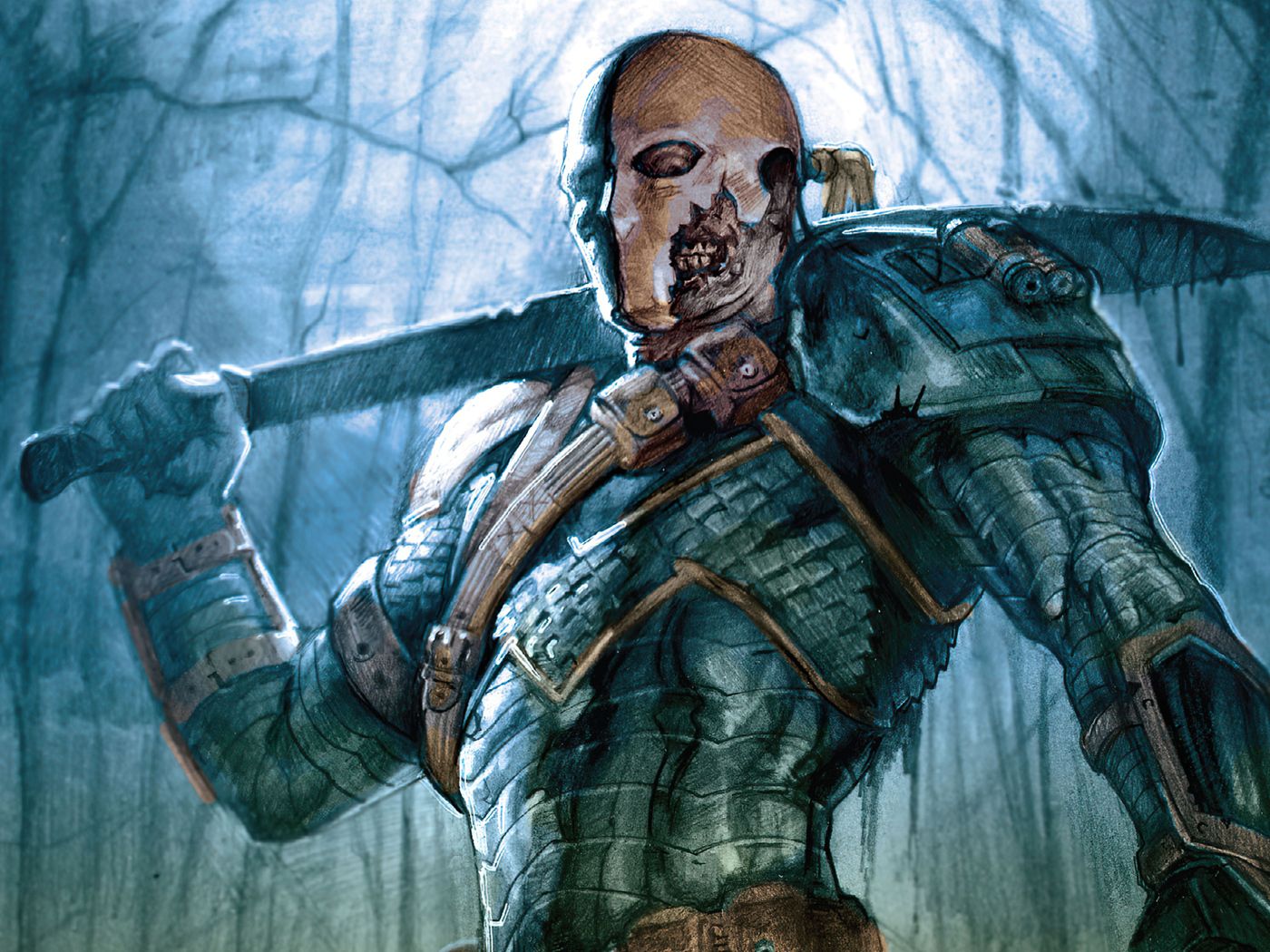 Deathstroke DCeased 1400x1050 Resolution HD 4k Wallpaper, Image, Background, Photo and Picture