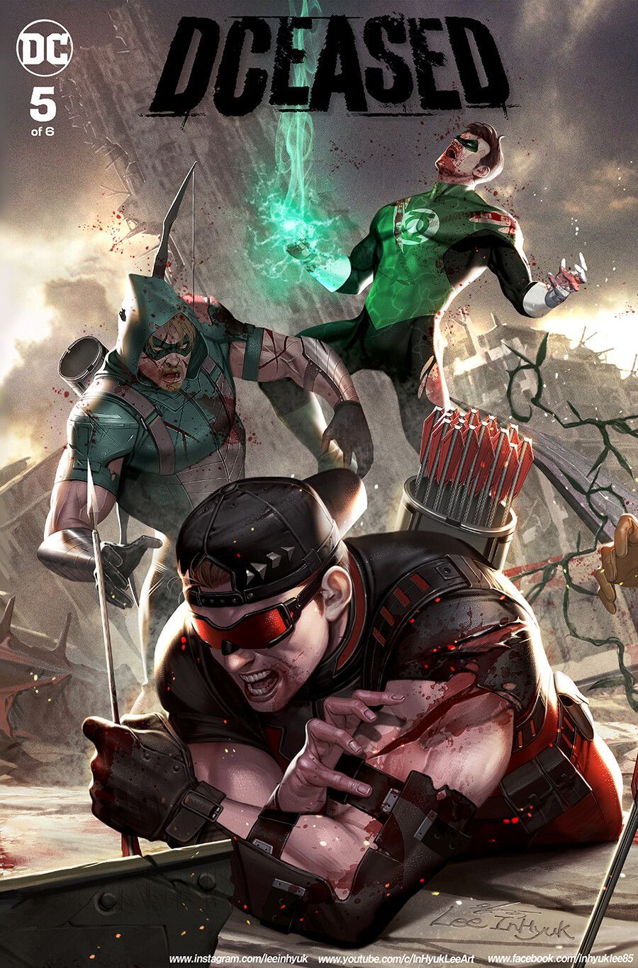 DCEASED (DC comics/ Midtown Exclusive Cover A C). Dc comics artwork, Dc comics wallpaper, Dc comics art