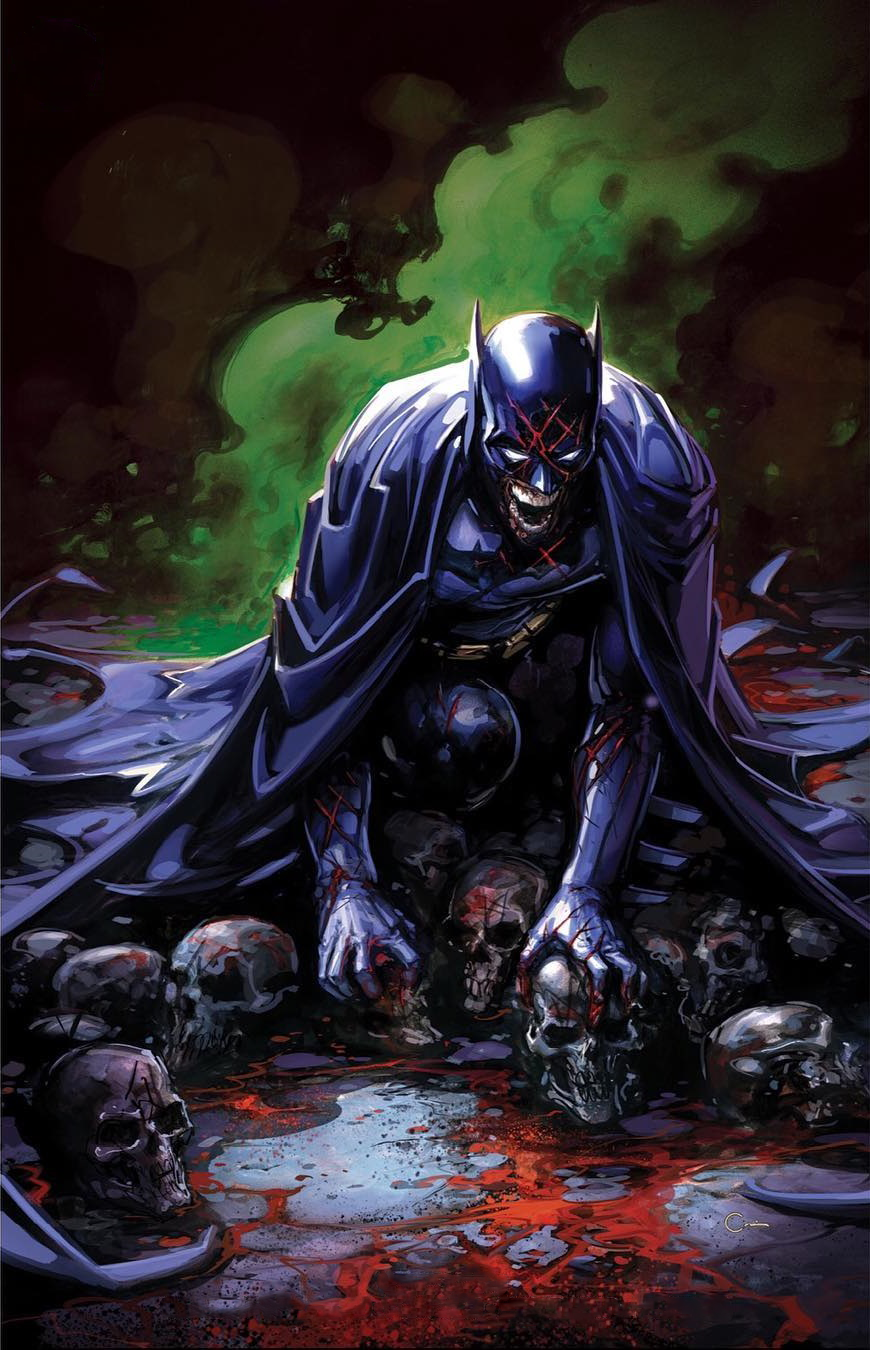 DCeased Infected Batman variant by Clayton Crain Textless edit [Mobile]