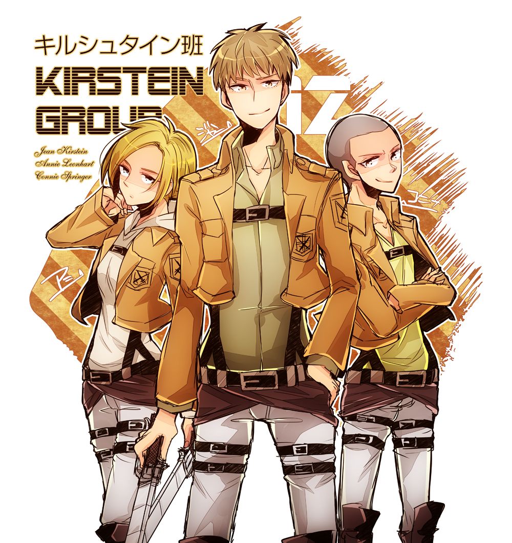 Jean Kirschtein, Connie Springer, Annie Leonhardt Kirschtein (Attack on Titan) Photo